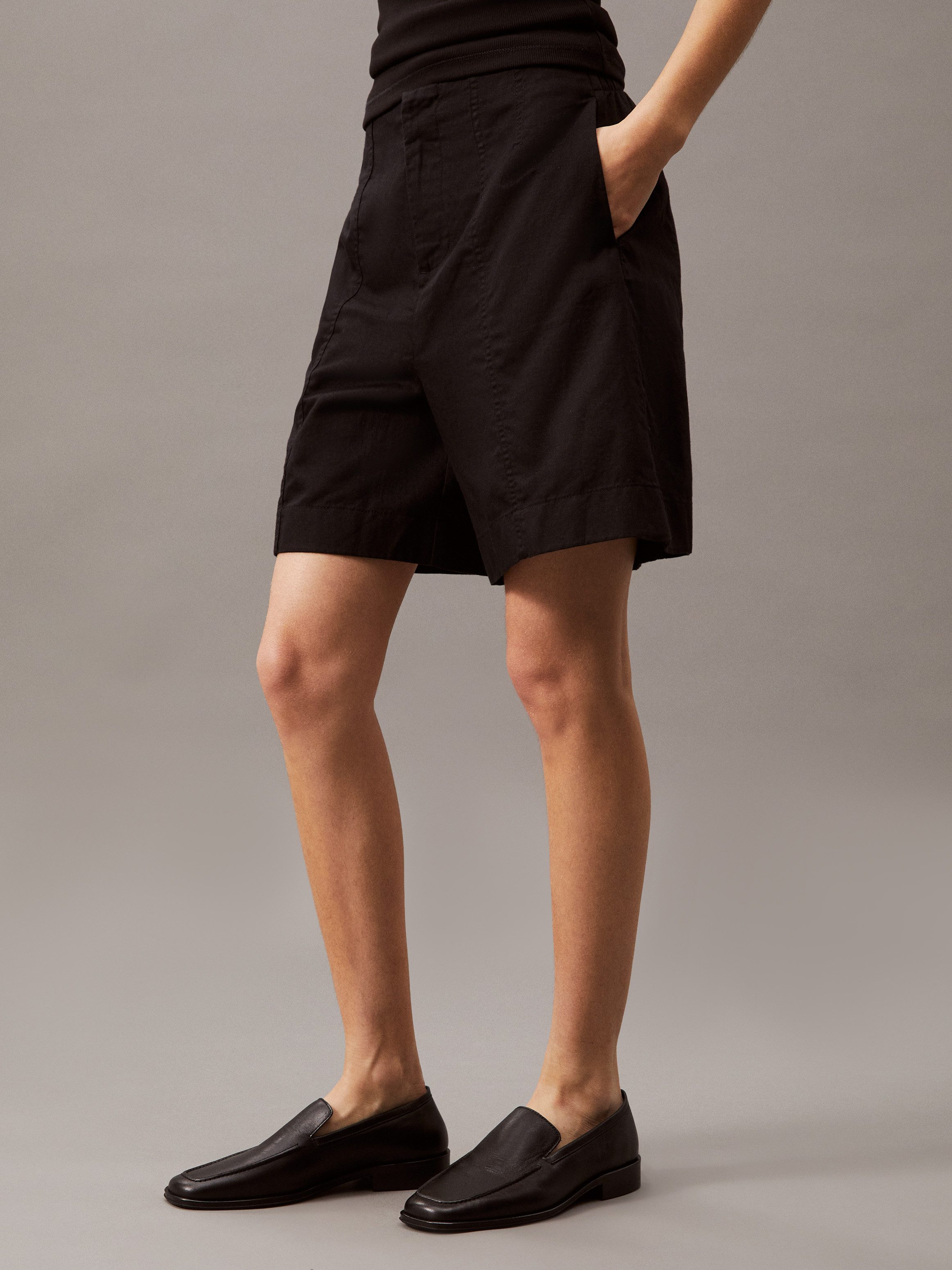 Calvin Klein Jeans Bermudas SOFT LINEN SHORT im Bermuda-Stil günstig online kaufen