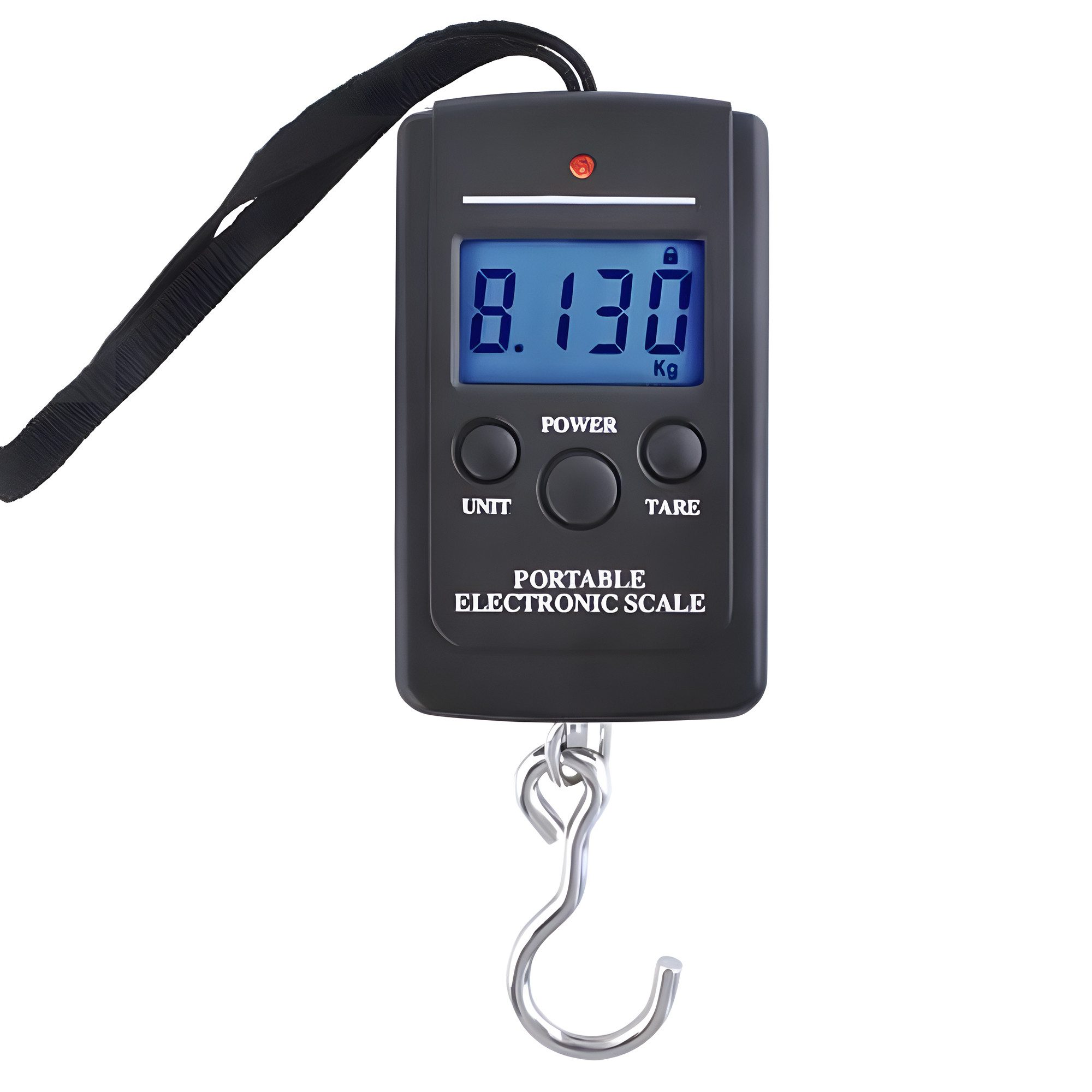 TSB Werk Kofferwaage Digitale Kofferwaage Gepäckwaage 10g-40kg LED, Digitalwaage, Reisewaage, Handwaage