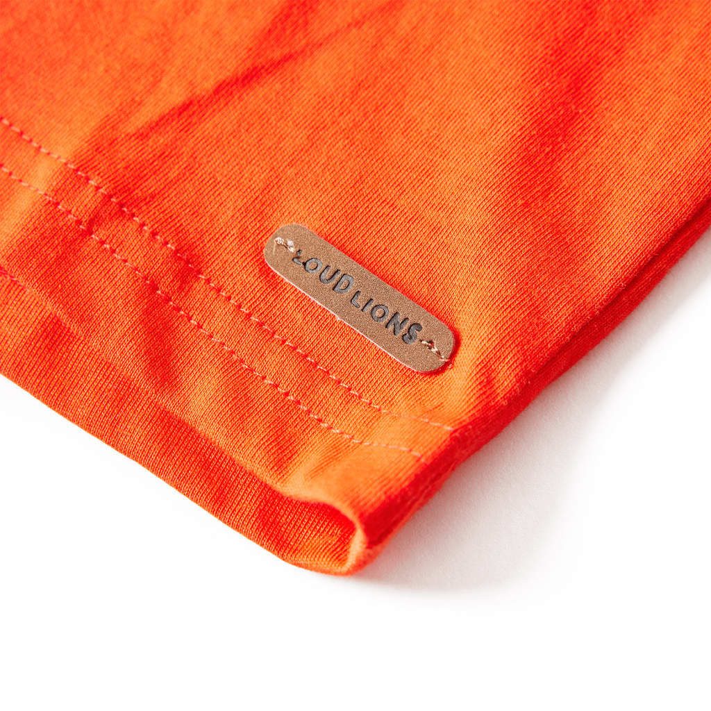 vidaXL Langarmshirt Kinder-Langarmshirt Hellorange 116