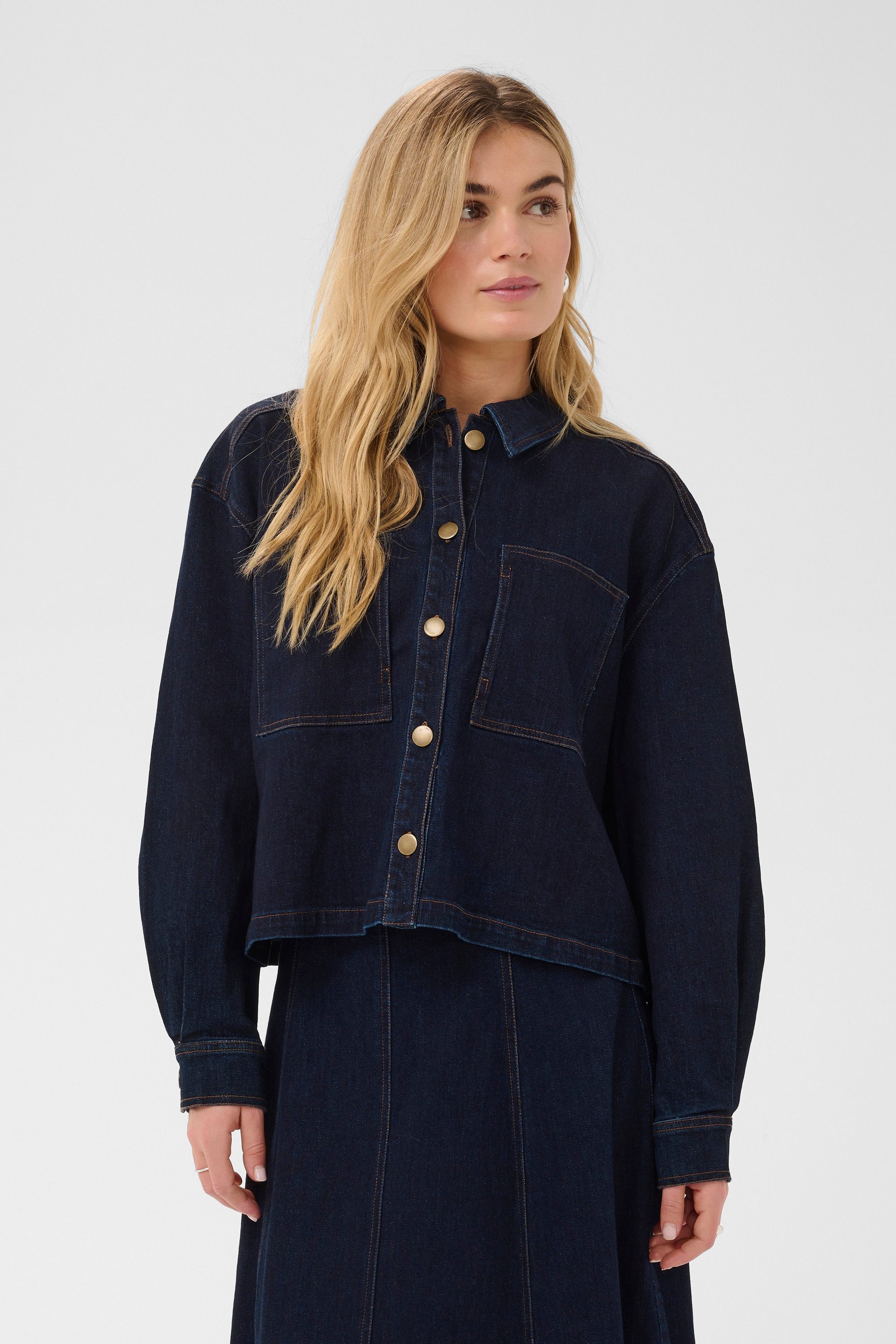 Saint Tropez Jeanshemd Jeanshemd SambrinaSZ