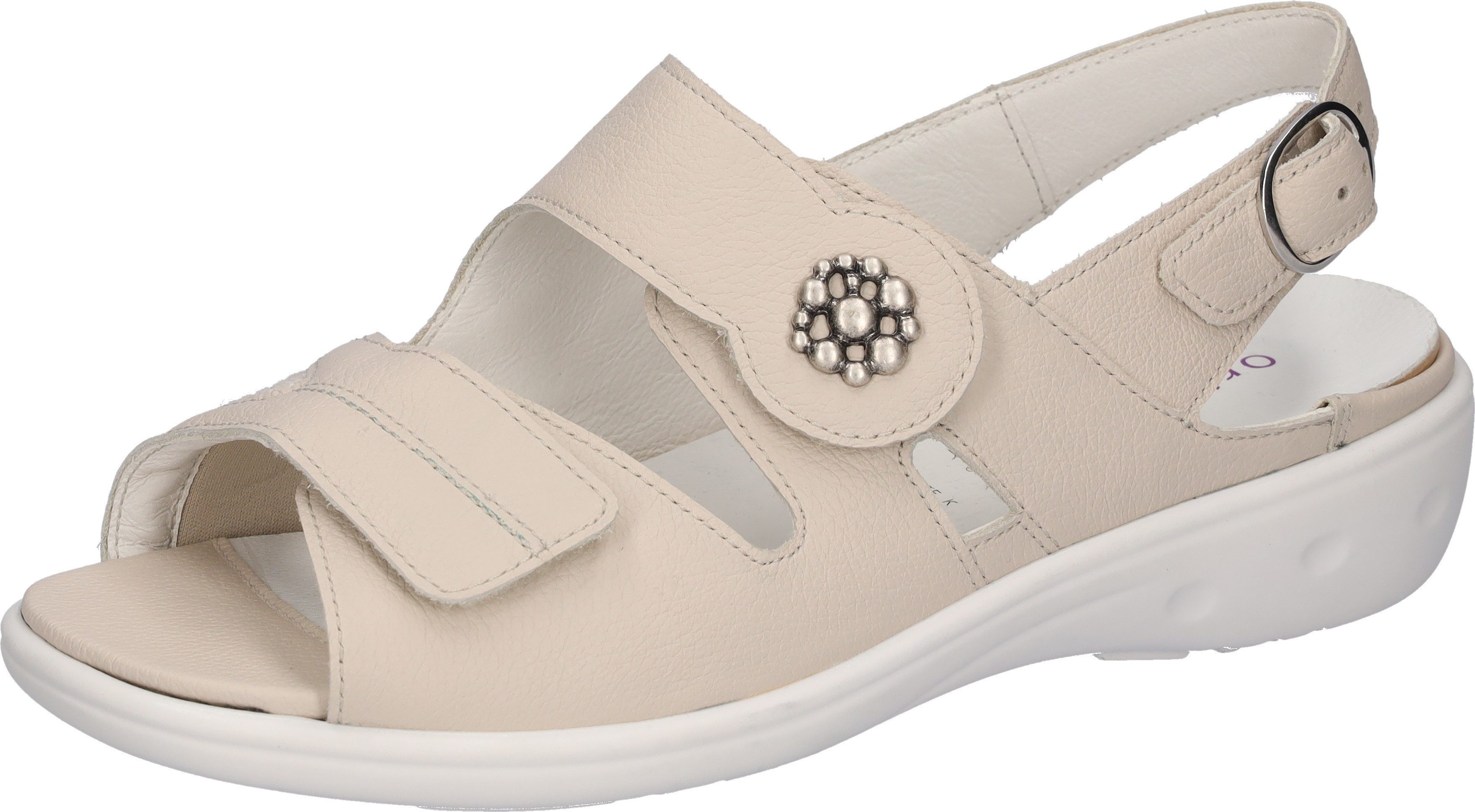 Waldläufer KARA Soft Sandale Sommerschuh, Keilsandalette mit Orthotritt-Funktion, Extraweite K