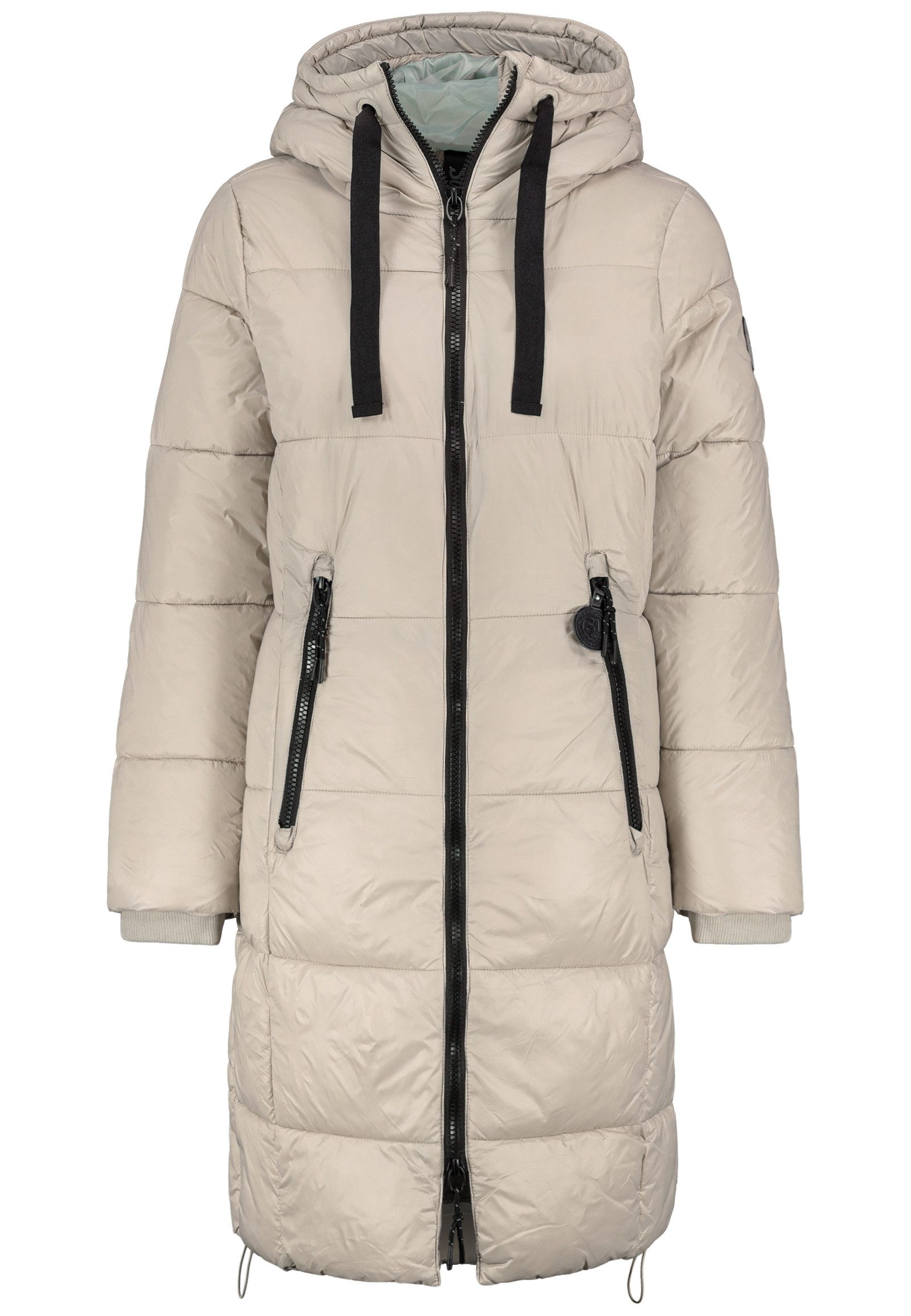 SUBLEVEL Langmantel Winddicht, Kapuze, Winterkomfort, lässiger Stil (1-tlg) D50048X44518_Jacket