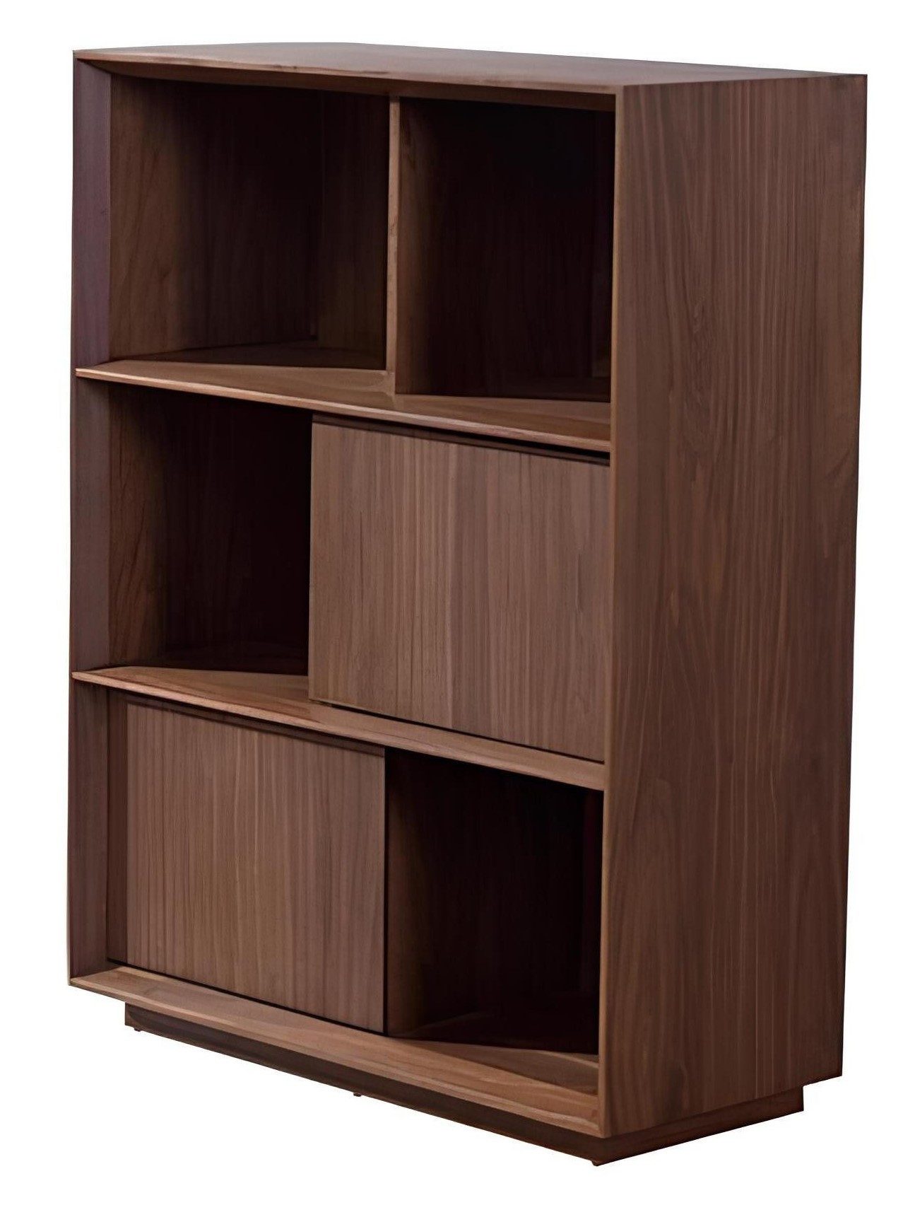 Xlmoebel Bücherregal Moderne Luxus-Kommode mit Beleuchtung für das Wohnzimmer, 1-tlg., Hergestellt in Europa