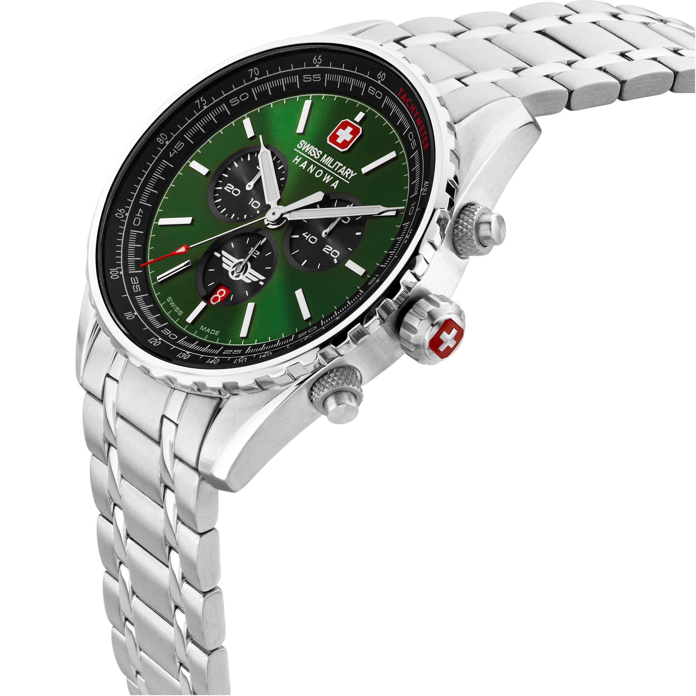 Swiss Military Hanowa Quarzuhr Quarzuhr Herrenuhr 44 Quarz Herren