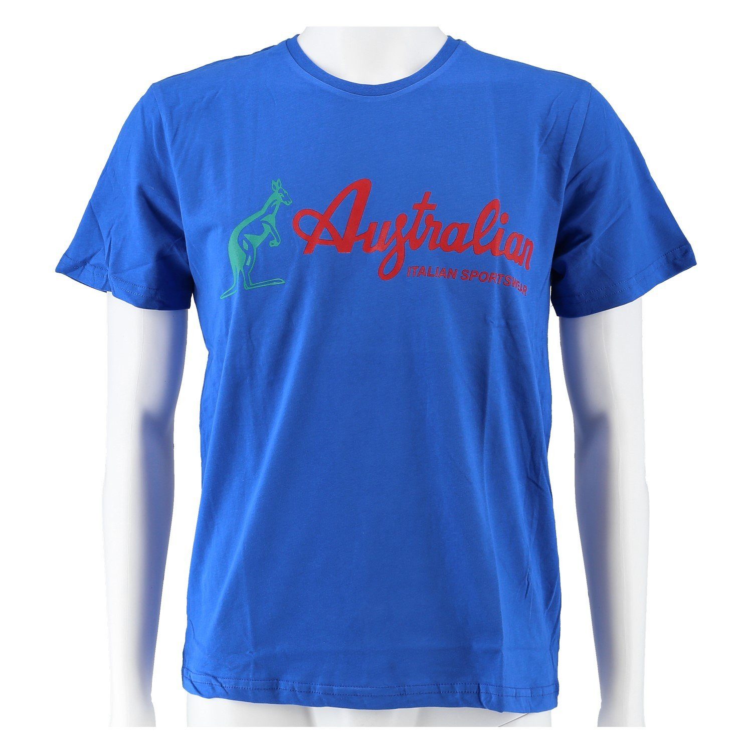 T-Shirt Logo blau/rot Herren