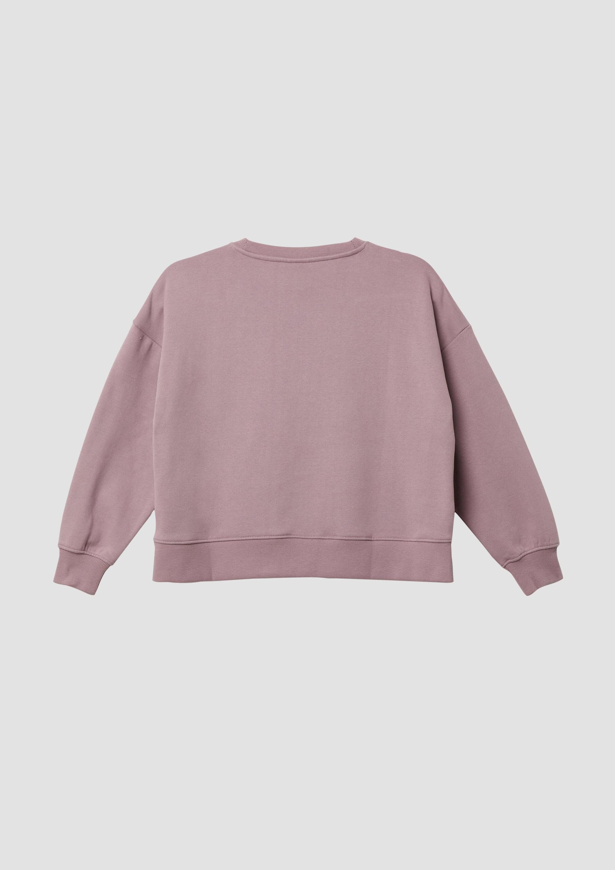 s.Oliver Sweatshirt Sweatshirt Kuscheliges Oversize-Sweatshirt mit dezentem Print