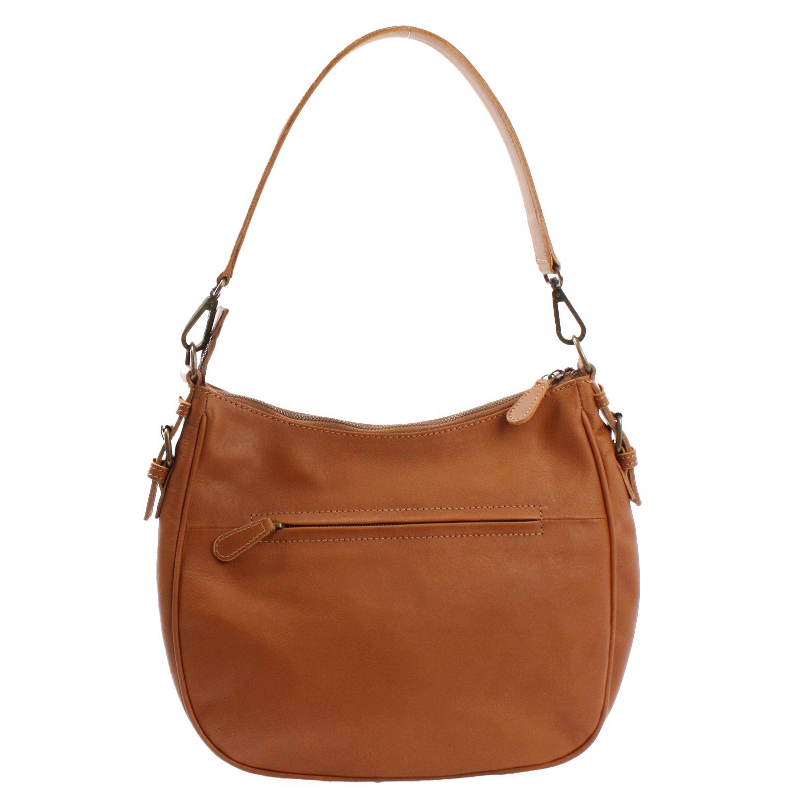 LECONI Schultertasche Henkeltasche Damentasche Ledertasche Handtasche Damen Echtleder LE0063, Echtes Büffelleder – flexible Trageoptionen – 30×27×11 cm