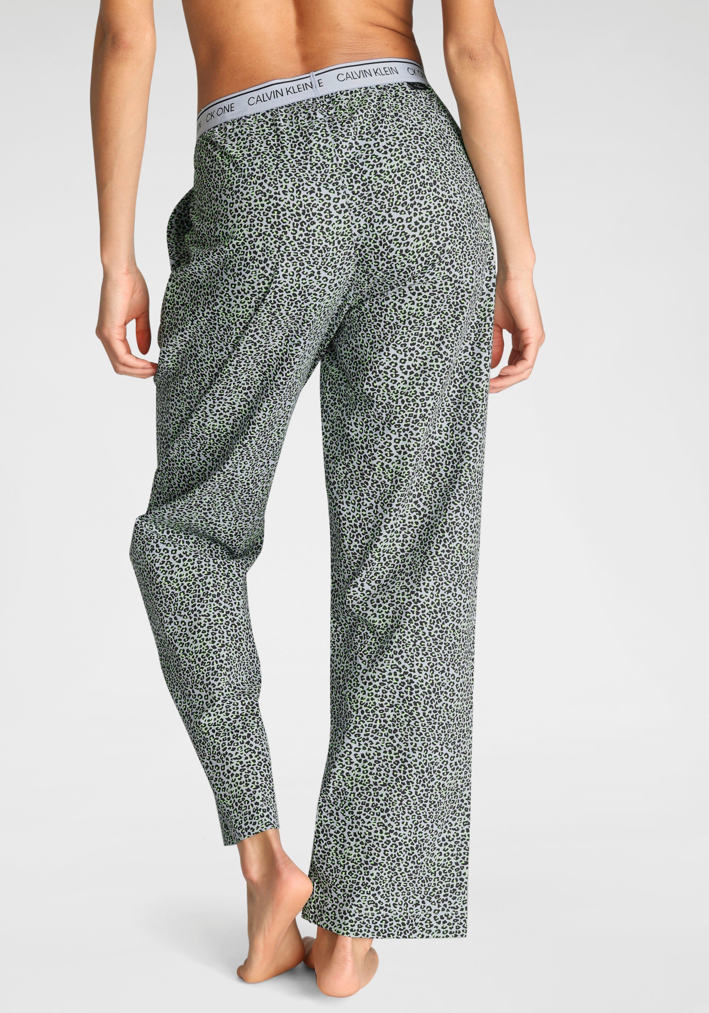 Damen Hosen Calvin Klein Pyjamahose mit Animalprint