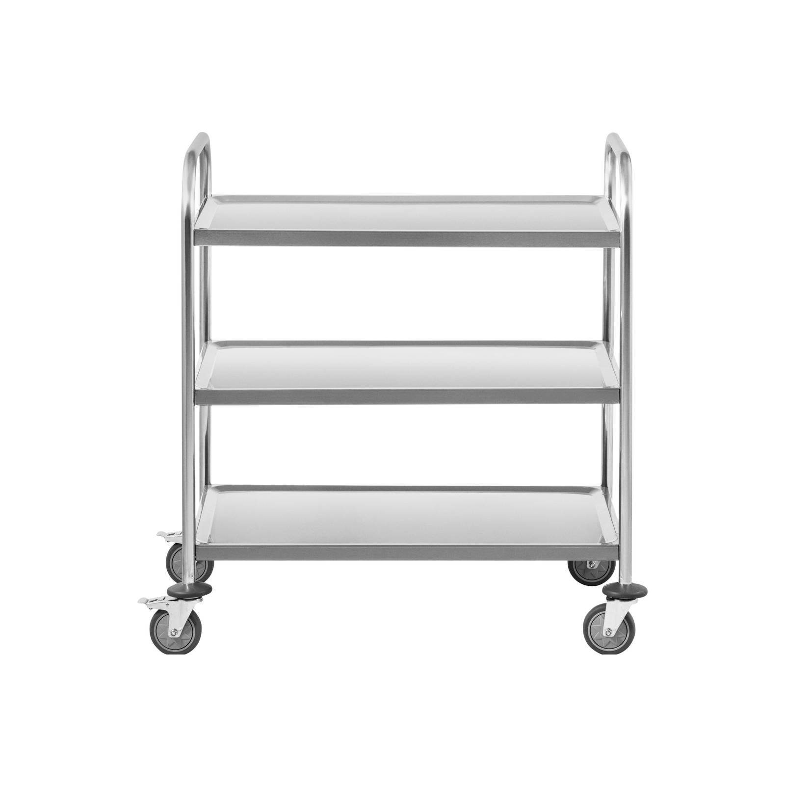 Edelstahl Küchenwagen, 3 Ebenen Servierwagen Mit 213,2 Kg