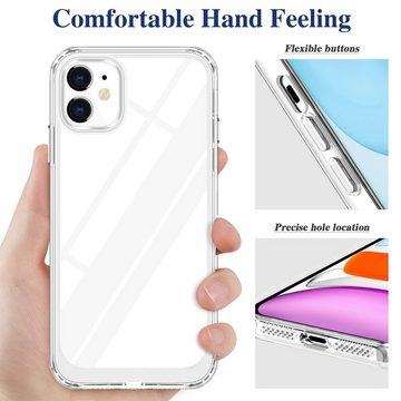 Protectorking Handyhülle Schutzhülle für iPhone 11 Kamera Case Panzerhülle Handyhülle Cover 6,1 Zoll, Schutz.