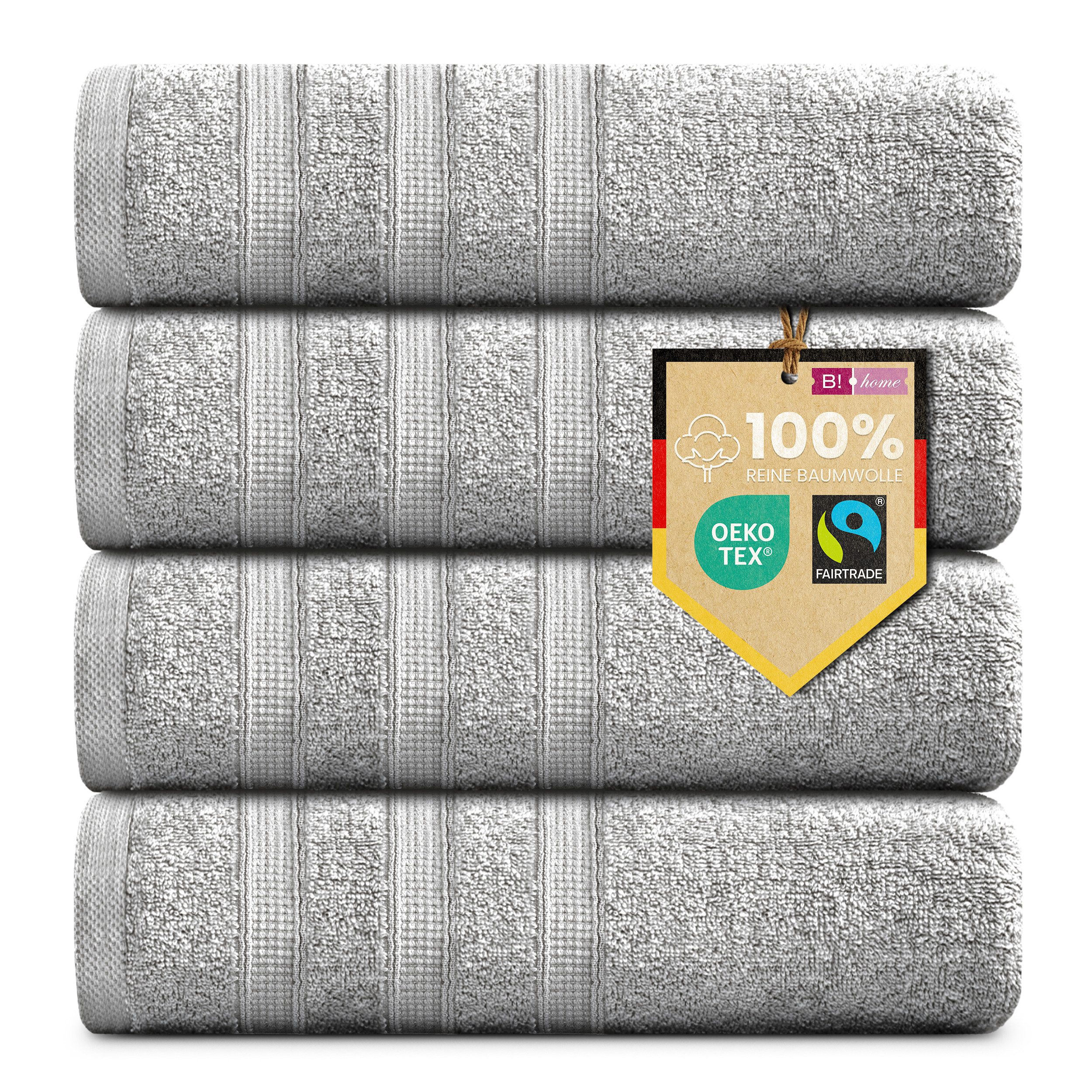 B!HOME Handtücher Set Saunatücher, Duschtücher, Gästehandtücher 100% Baumwo günstig online kaufen