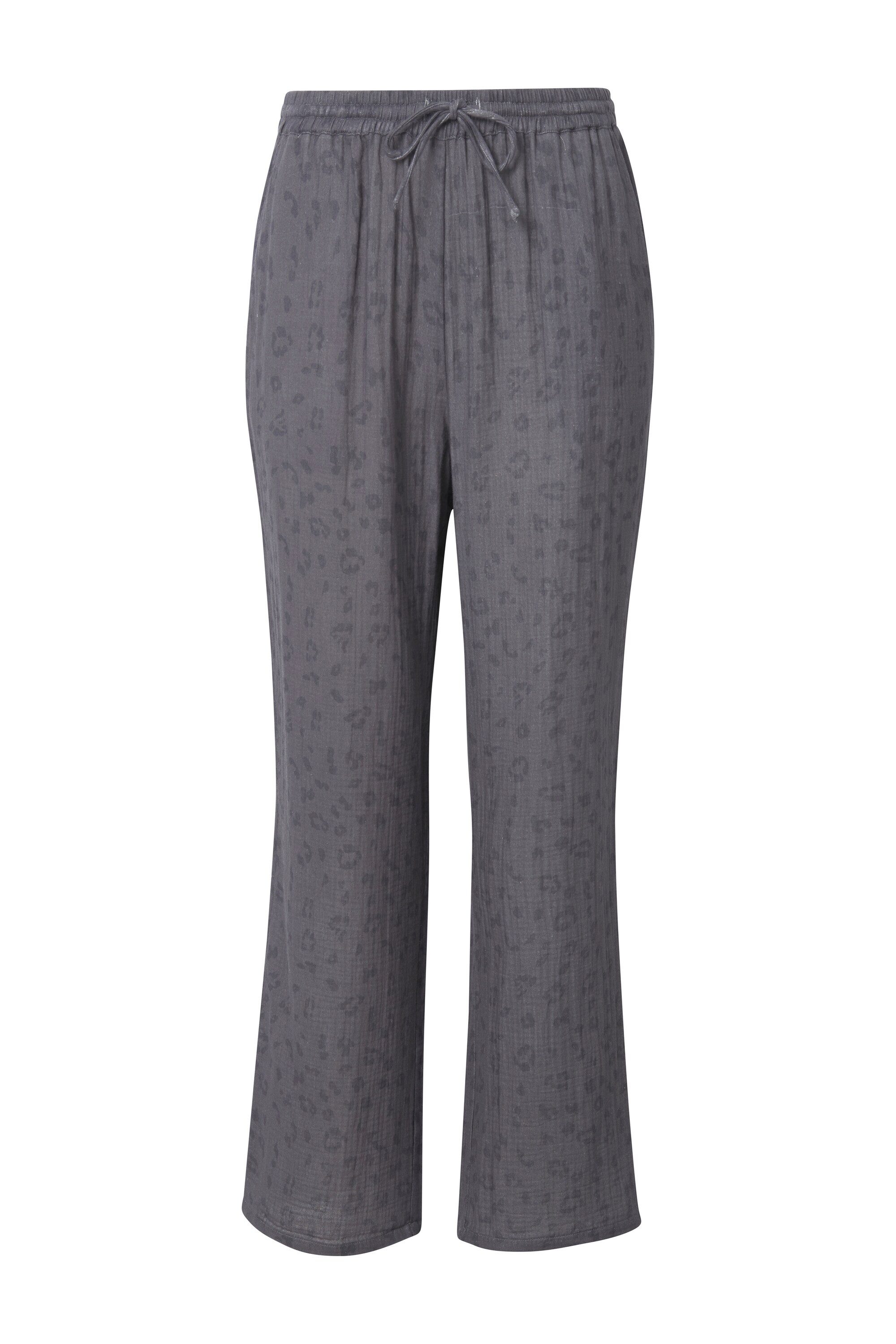 Ulla Popken Schlupfhose Musselin-Schlupfhose Rose weites günstig online kaufen