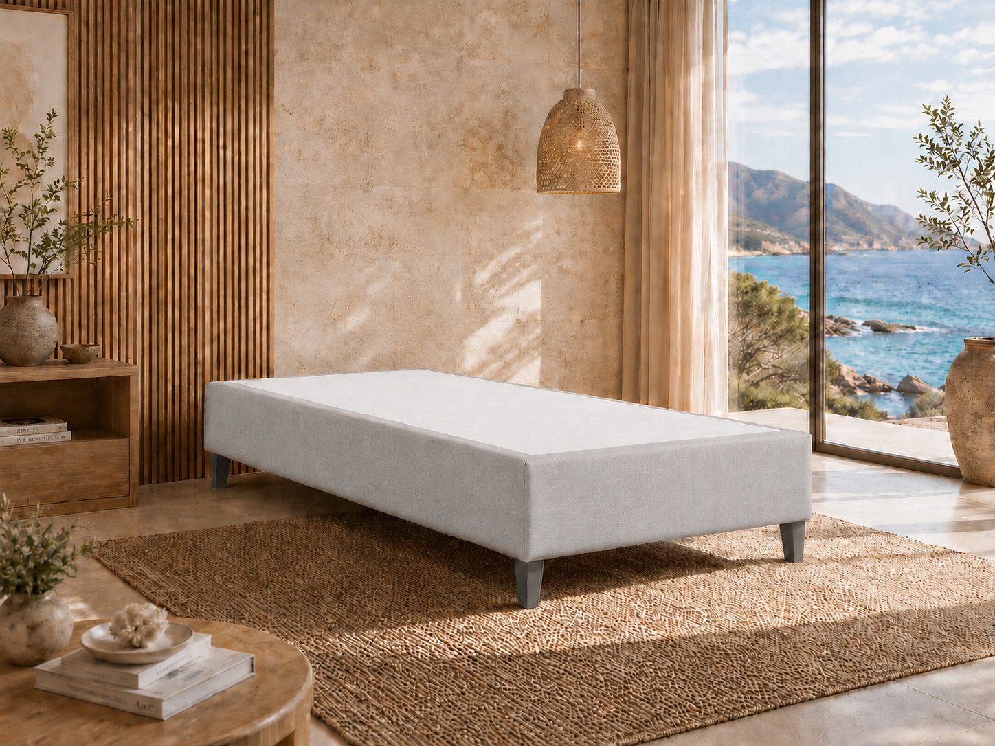 Best for Home Boxspringbett Trinity Einzel-Boxspringbett mit stabilem Rahmen und elegantem Design (Seniorenbett, Matratze, Jugendbett, Kinderbett, 70x200 80x200 90x200 100x200 cm), Komfortbett, Boxspringgestell, TOP Preis-Leistungs-Verhältnis