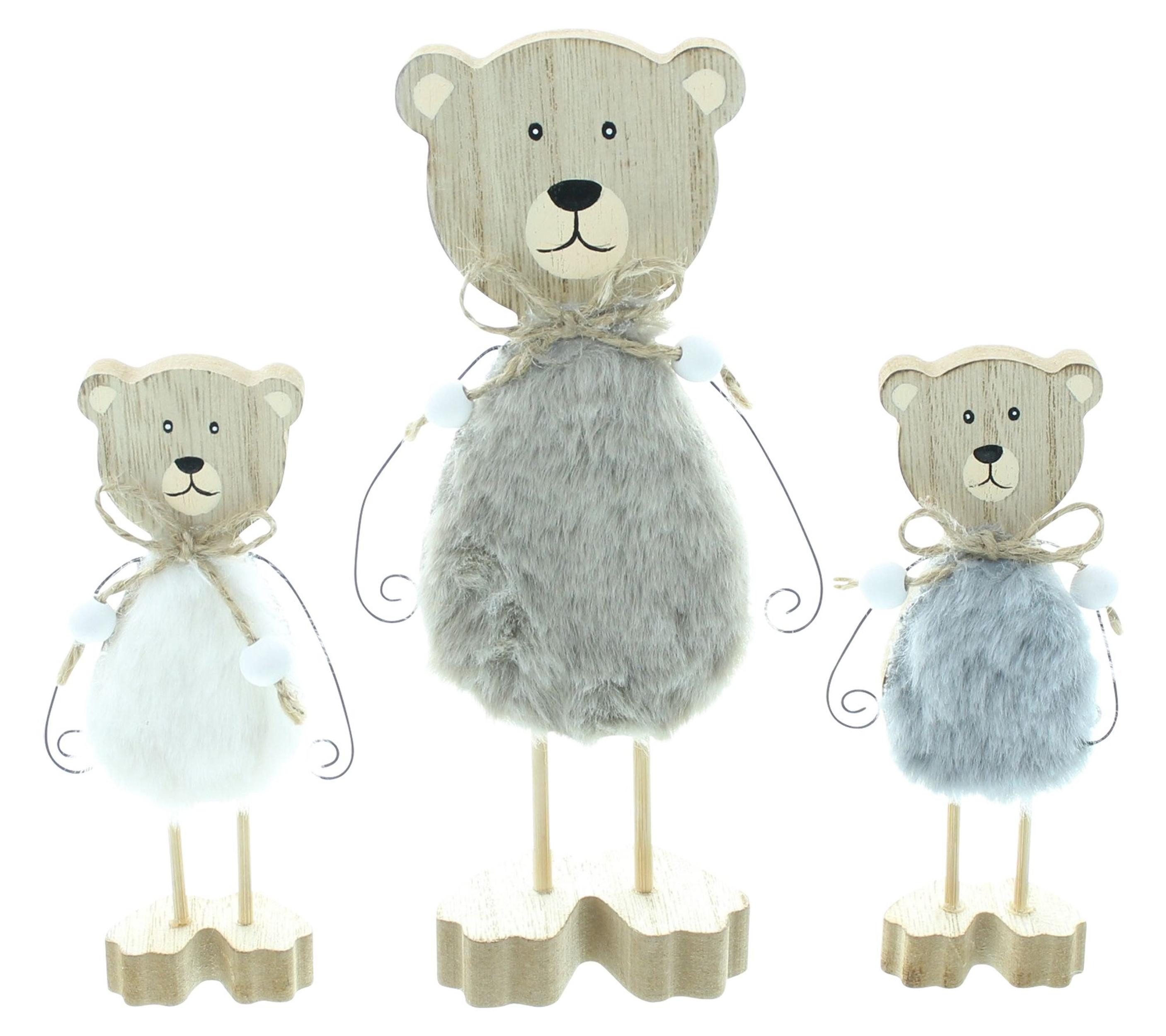 Dekofigur Figur "Bären", 3er Set