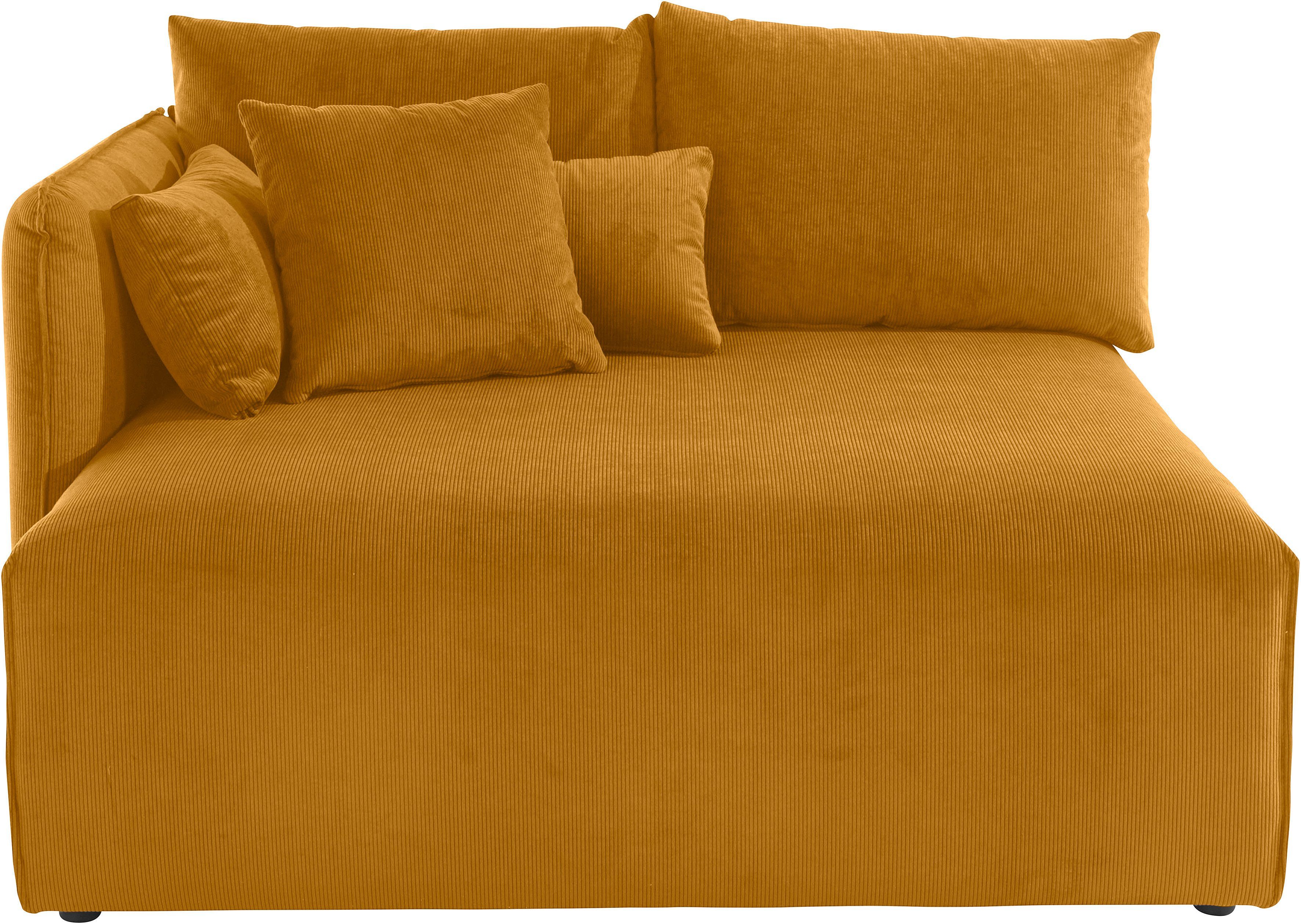 OTTO home Ottomane Nöre, kurzes Lounge-Modul - zum Zusammenstellen, Breite 138 cm, Tiefe 128 cm