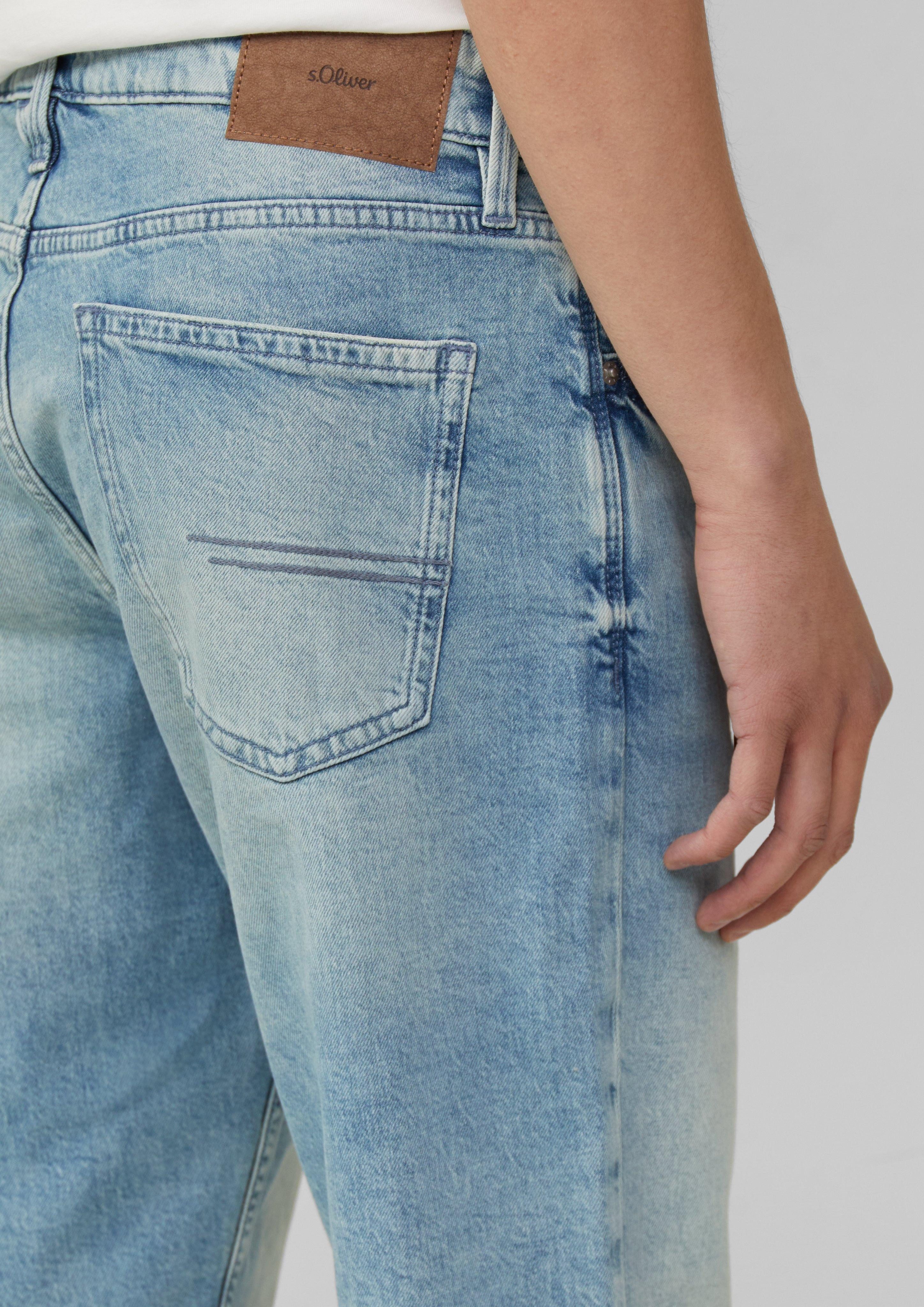 s.Oliver Stoffhose Bermuda-Jeans / Regular Fit günstig online kaufen