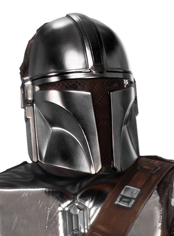 Rubie´s Verkleidungsmaske Star Wars - The Mandalorian Maske für Kinder, Hochwertiger Kinderhelm des mandalorianischen Kopfgeldjägers