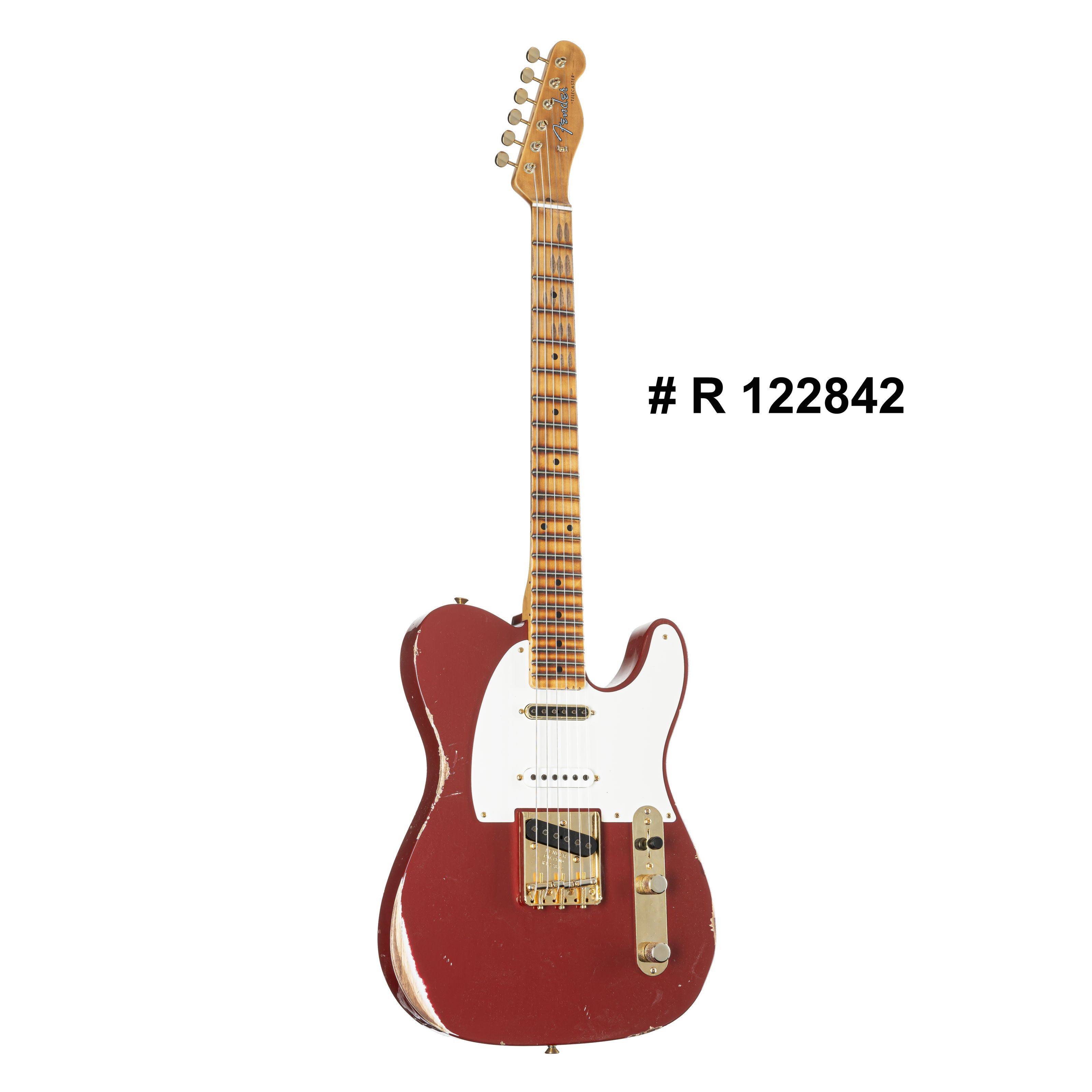 Fender E-Gitarre, E-Gitarren, Premium-Instrumente, Limited Edition Hotshot Telecaster Relic Aged Cimarron Red - Custom
