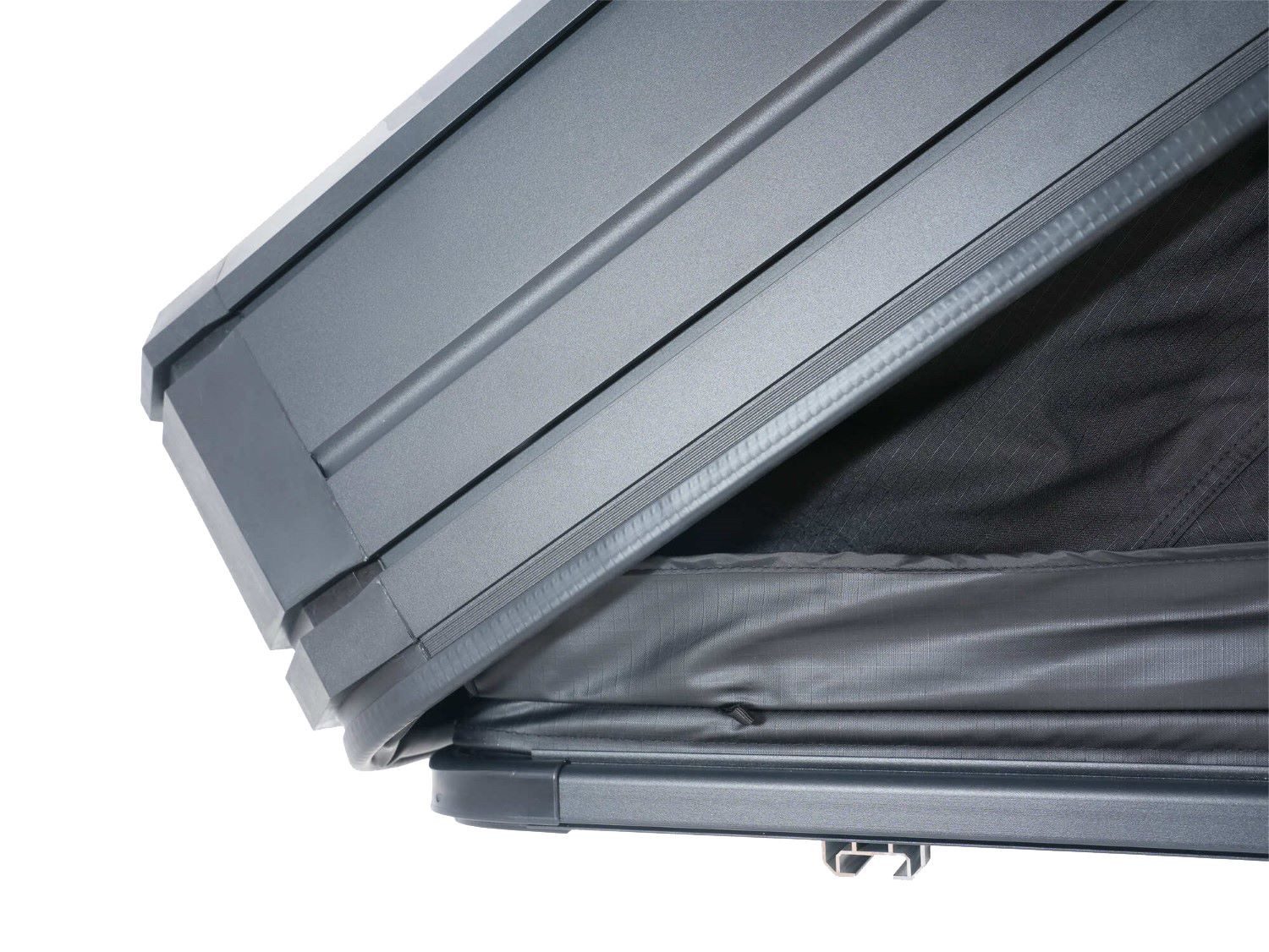 bene living Dachzelt Aluminium Hybriddachzelt AeroSummit Fold #3 by Camper's Delight, Personen: 2, inkl. Matratze, Windschutzmarkise und Leiter