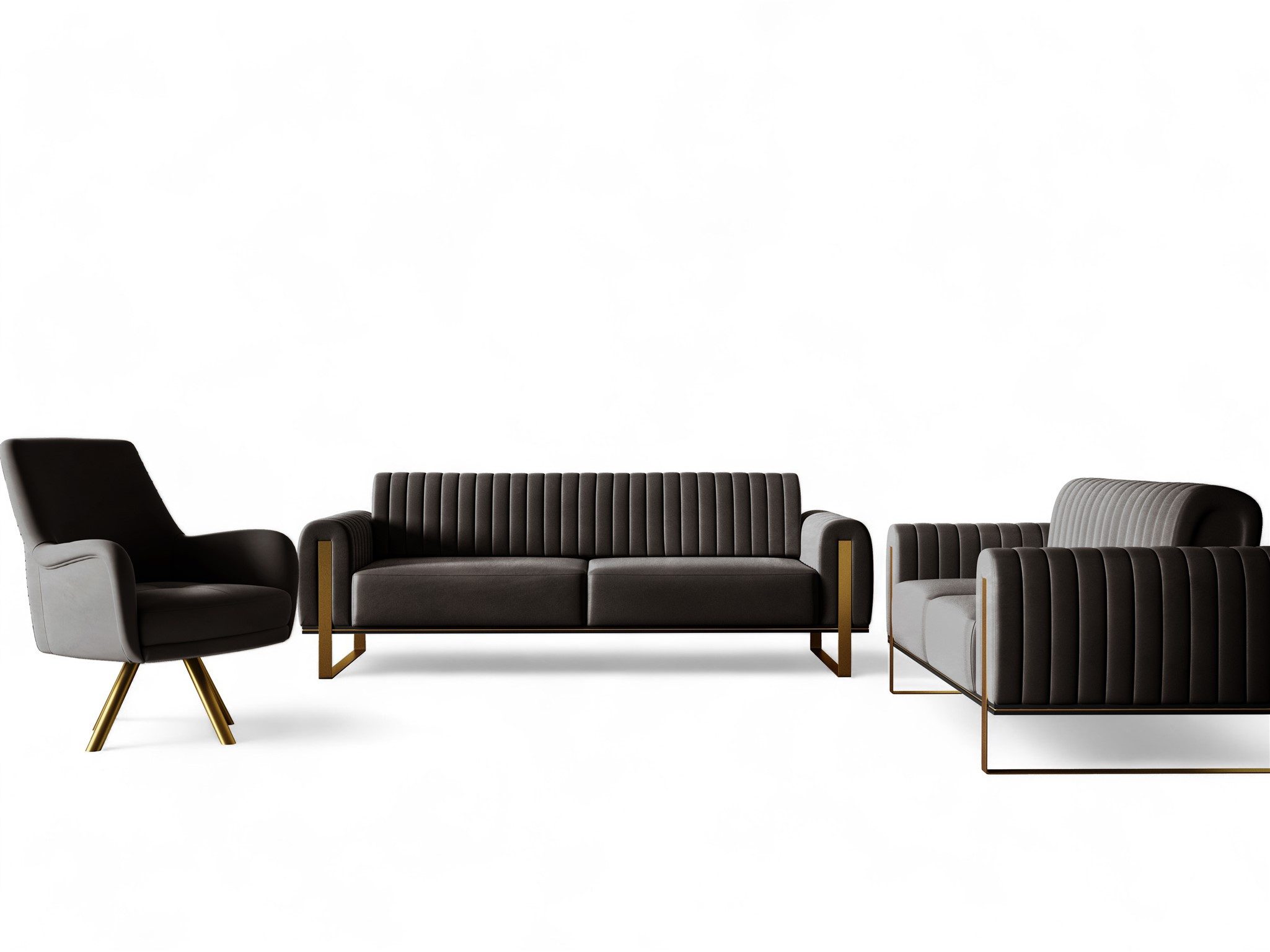 Fun Möbel Polstergarnitur Sofaset Designersofas VALERIE günstig online kaufen