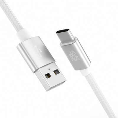 JAMEGA USB C Datenkabel SCHNELL Ladekabel für Samsung usw.- mehrere Längen USB-Kabel, (100 cm)