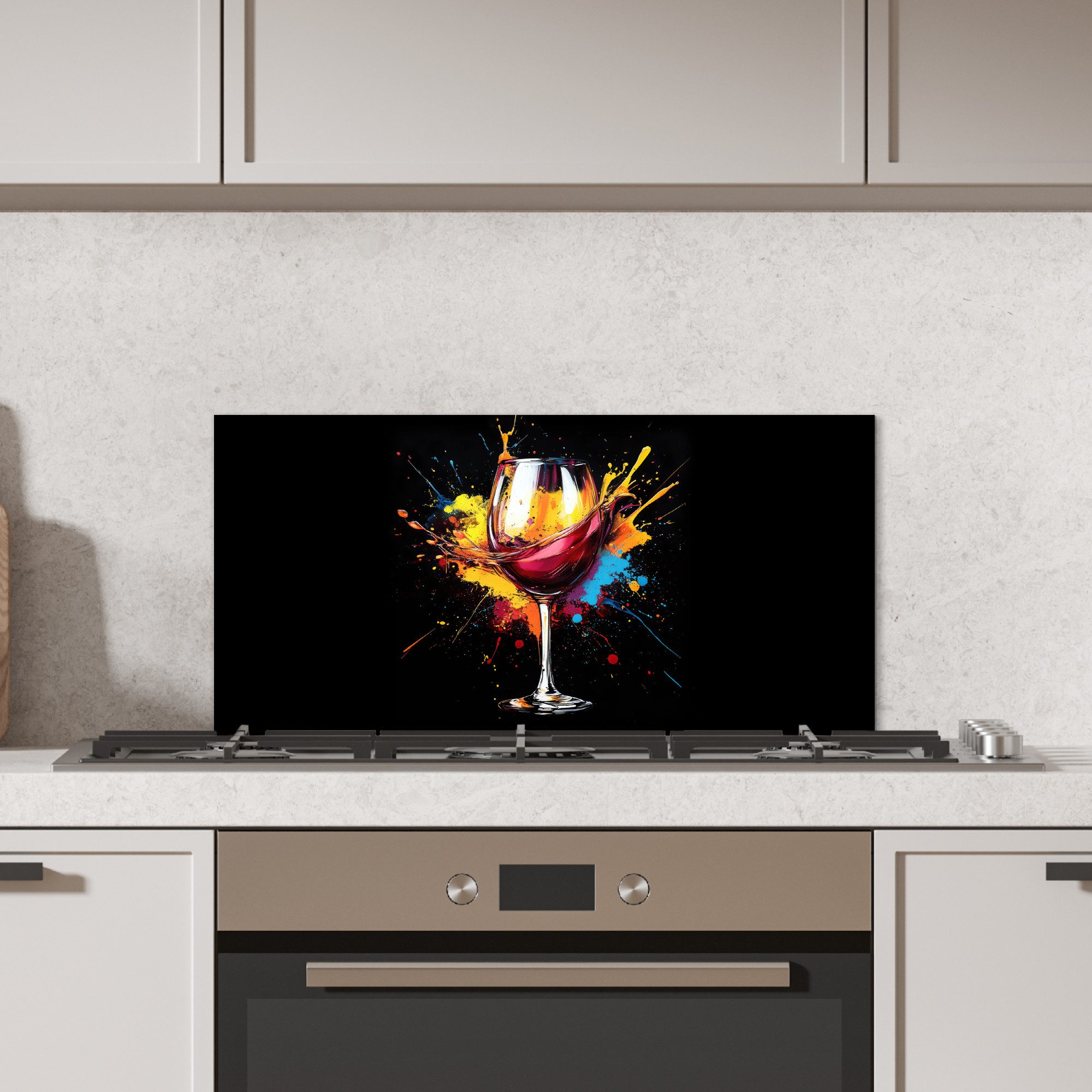 MuchoWow Küchenrückwand Wein - Glas - günstig online kaufen