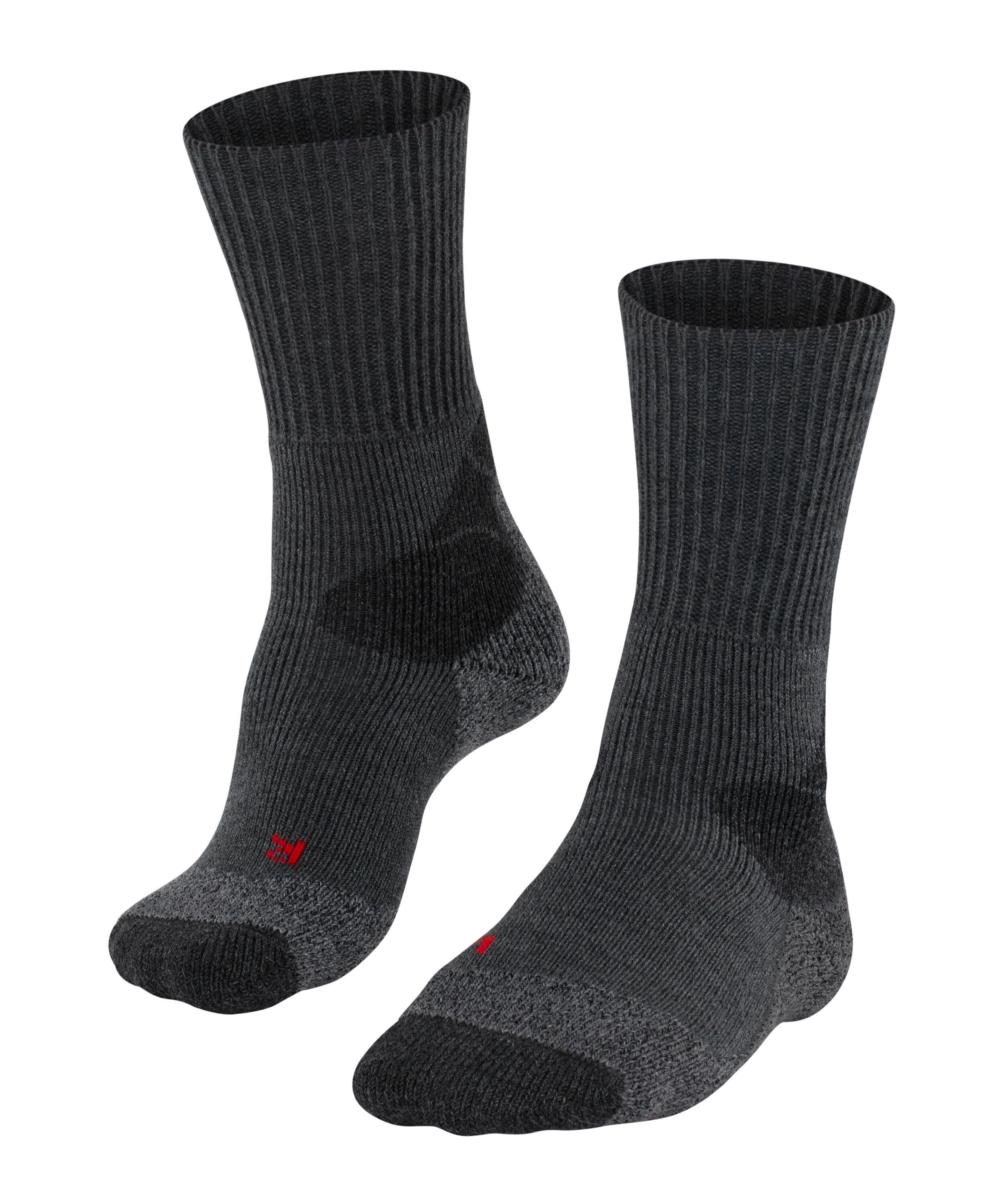 FALKE Wandersocken TK-X Expedition (1-Paar) Maximaler Schutz für alpine Expeditionen asphalt mel. (3180)