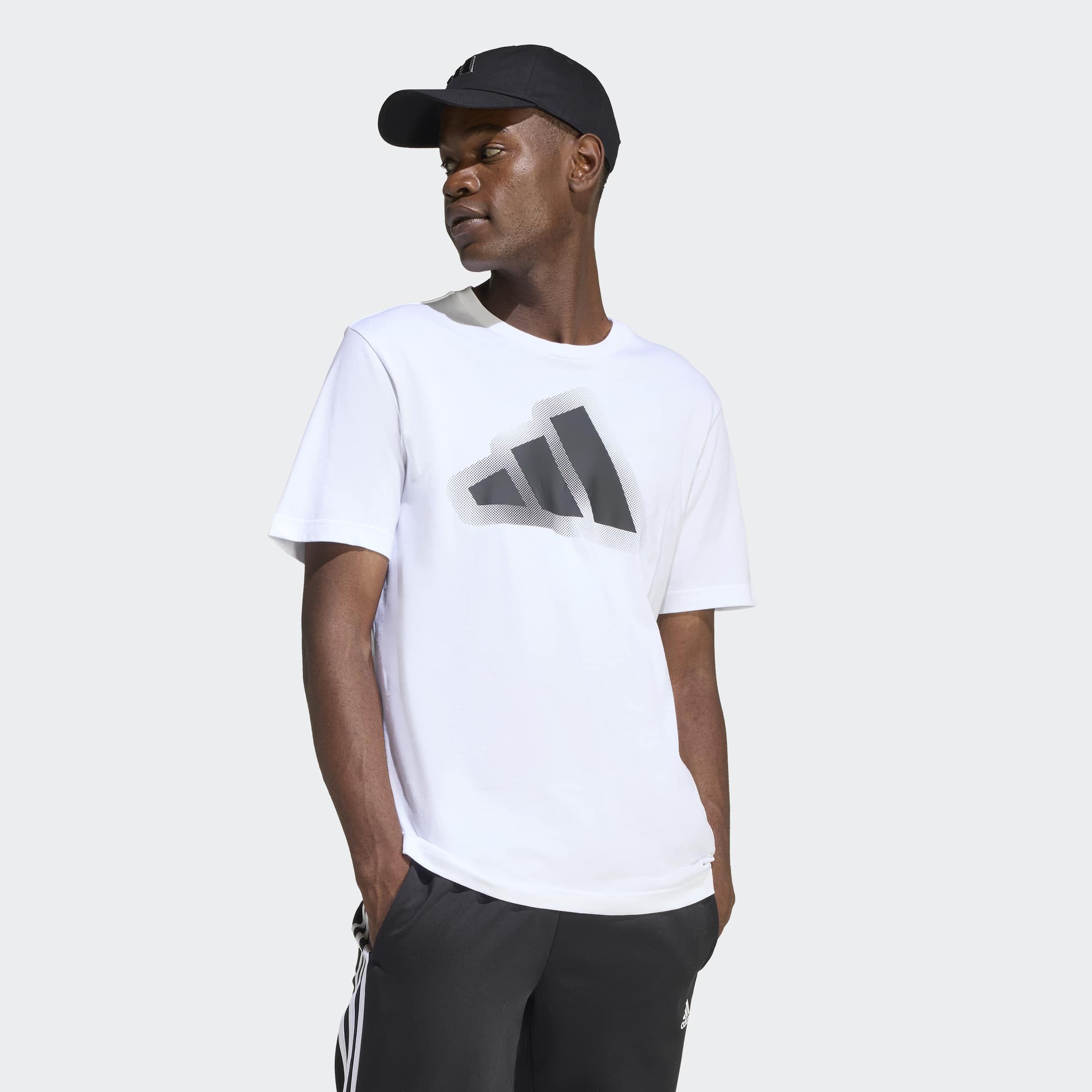 adidas Sportswear T-Shirt M MOD ESS T für Erwachsene, mit Rundhalsausschnitt, in normaler Länge