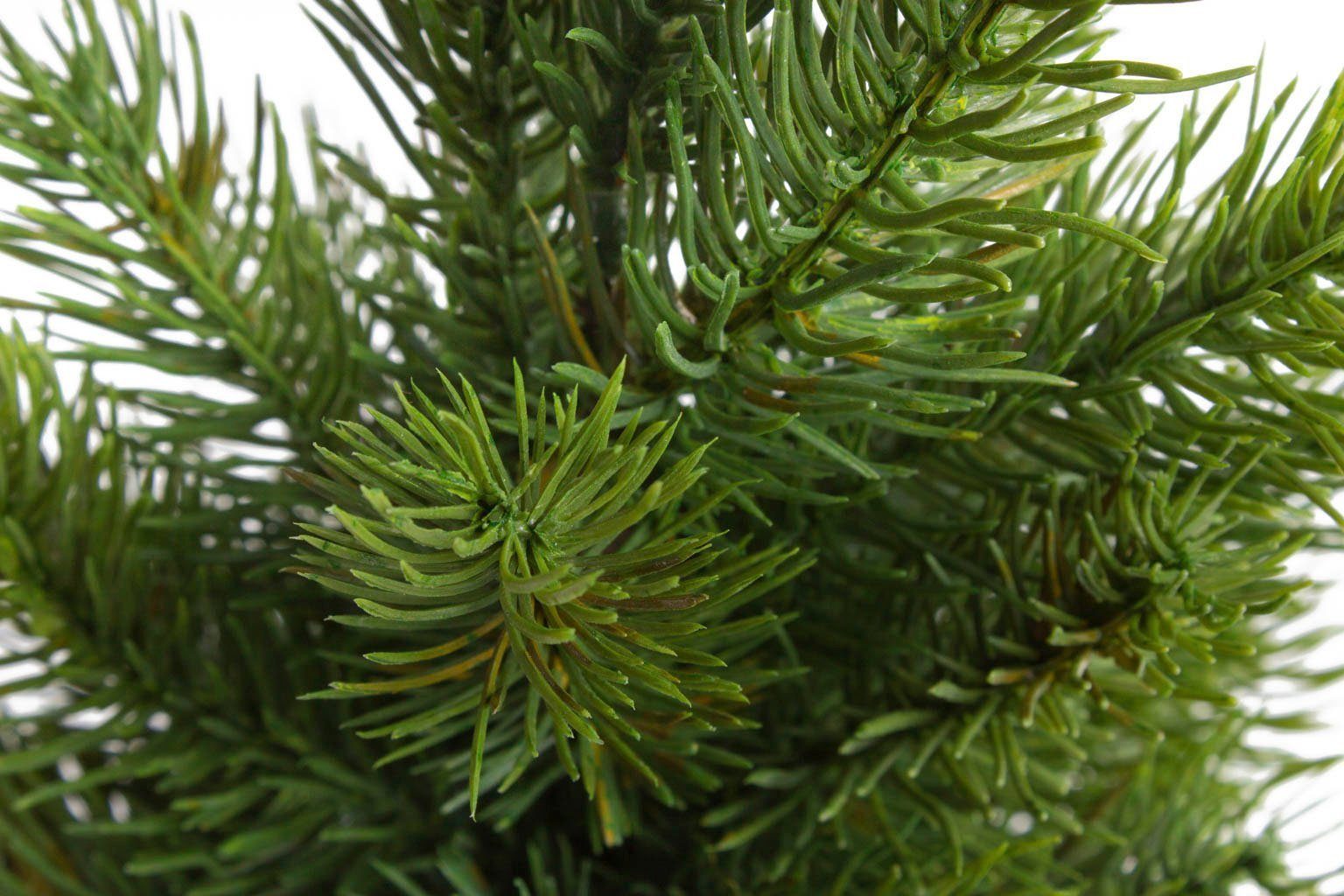 Künstliche Zimmerpflanze Tannenbaum im braunem Kunststofftopf, Botanic-Haus, Höhe 35 cm