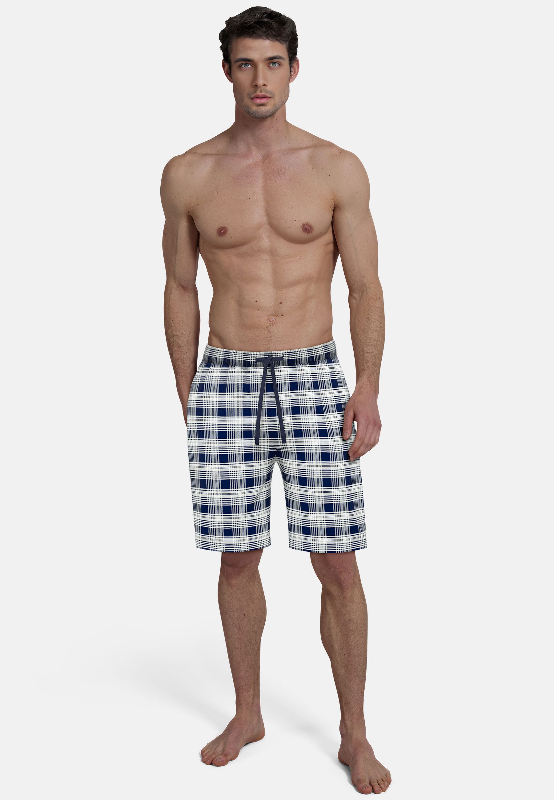 bugatti Schlafhose BUGATTI Herren Bermuda blau günstig online kaufen