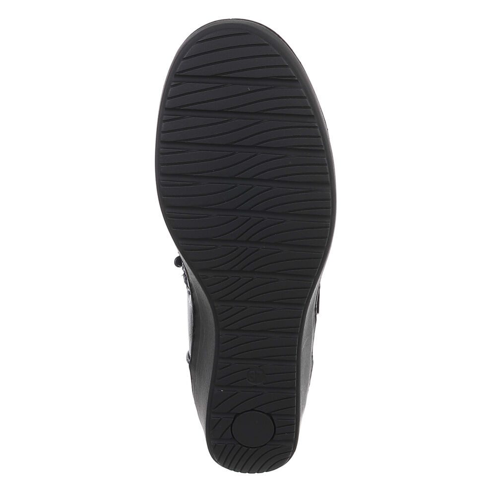 Ital-Design Damen Stiefeletten mit Schnürung und Reißverschluss Schnürstiefelette (90598641) Keilabsatz/Wedge Stiefeletten in Schwarz