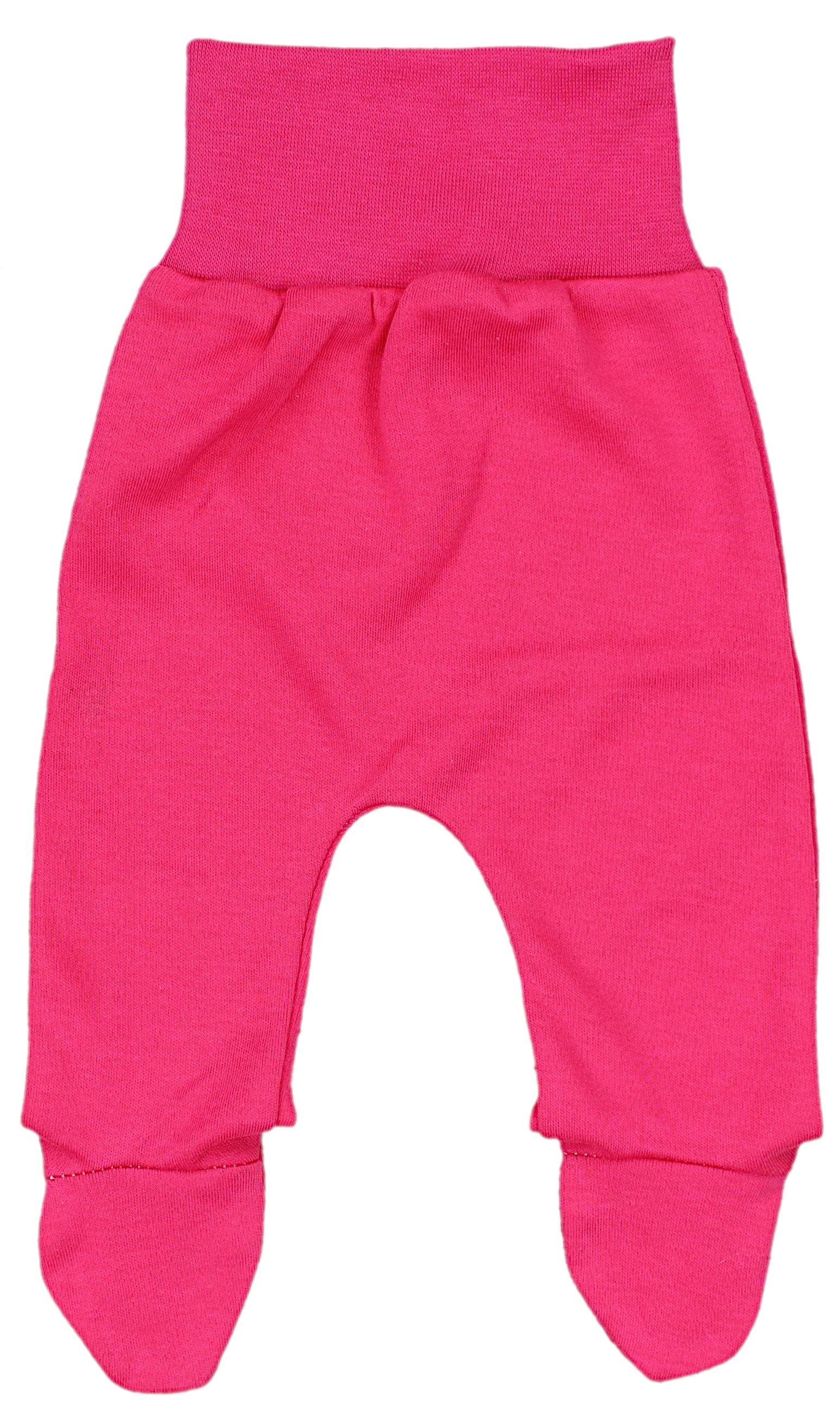 Unisex Puderrosa Baby TupTam Hose Bunte Fuß mit Rosa TupTam Schlupfhose Pink 5er Dunkelblau Ecru Pack