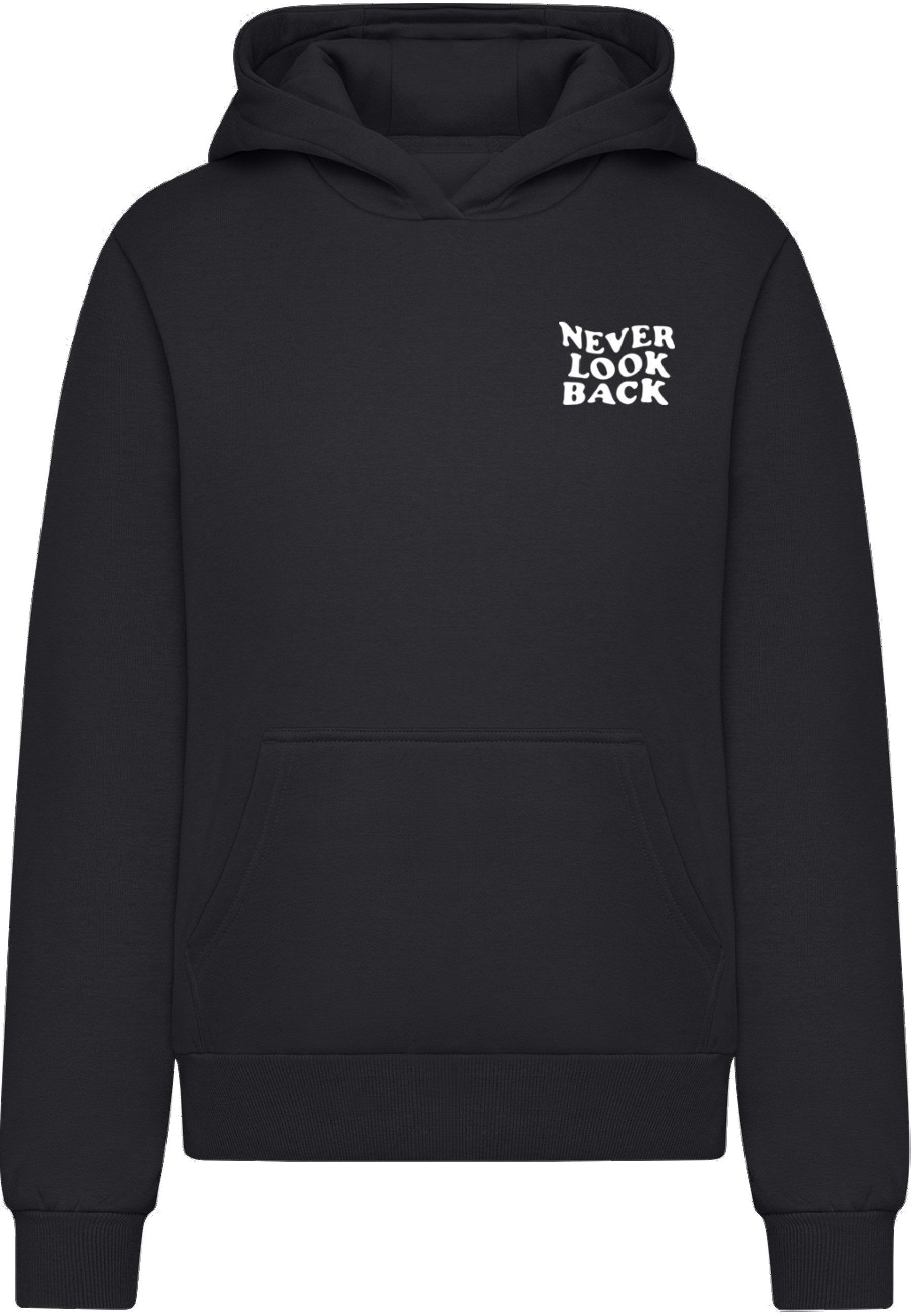 Miss Tee Kapuzensweatshirt Miss Tee Never Look Back Ladies Fluffy Hoody günstig online kaufen