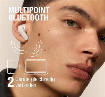 Fresh 'n Rebel kabellose mit Geräuschunterdrückung, Ambient Modus In-Ear-Kopfhörer (Erleben Sie natürlichen Klang und kabellose Freiheit mit unseren Ohrhörern, Multipoint-Bluetooth In-Ear-Sensorikspritzwassergeschützt 30hSpielzeit)