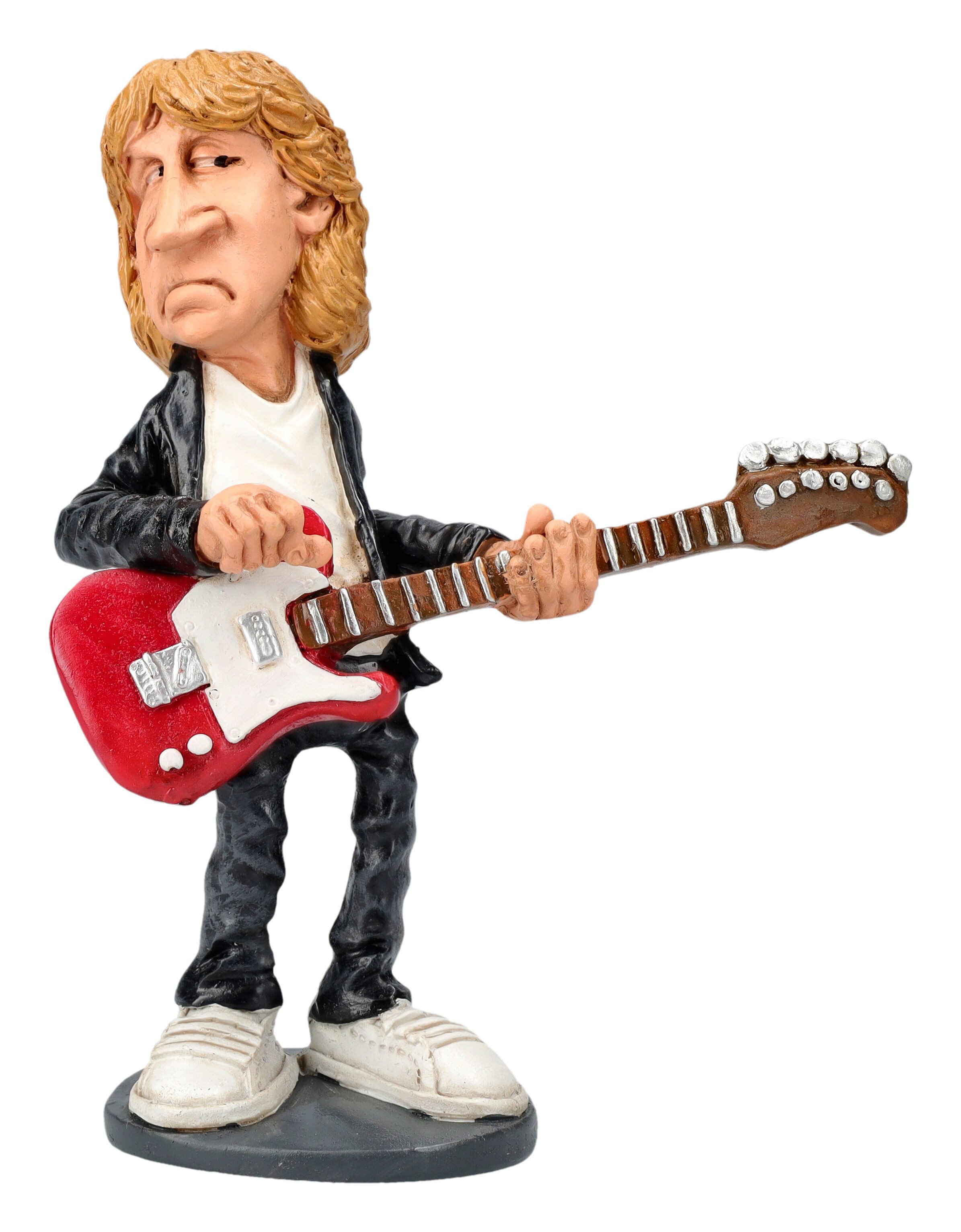 Dekofigur Lustige Rockstar Figur - Gitarrist Andy - Rockmusiker Dekofigur Deko