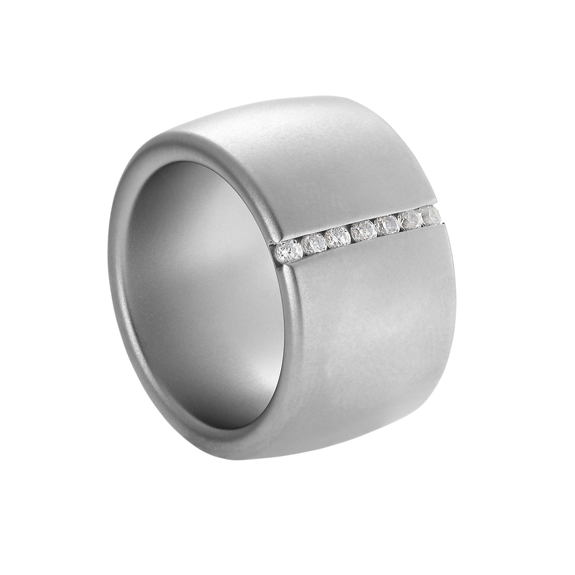 Heideman Fingerring Lines goldfarben (Ring, 1-tlg., inkl. Geschenkverpackung), mit Steinen