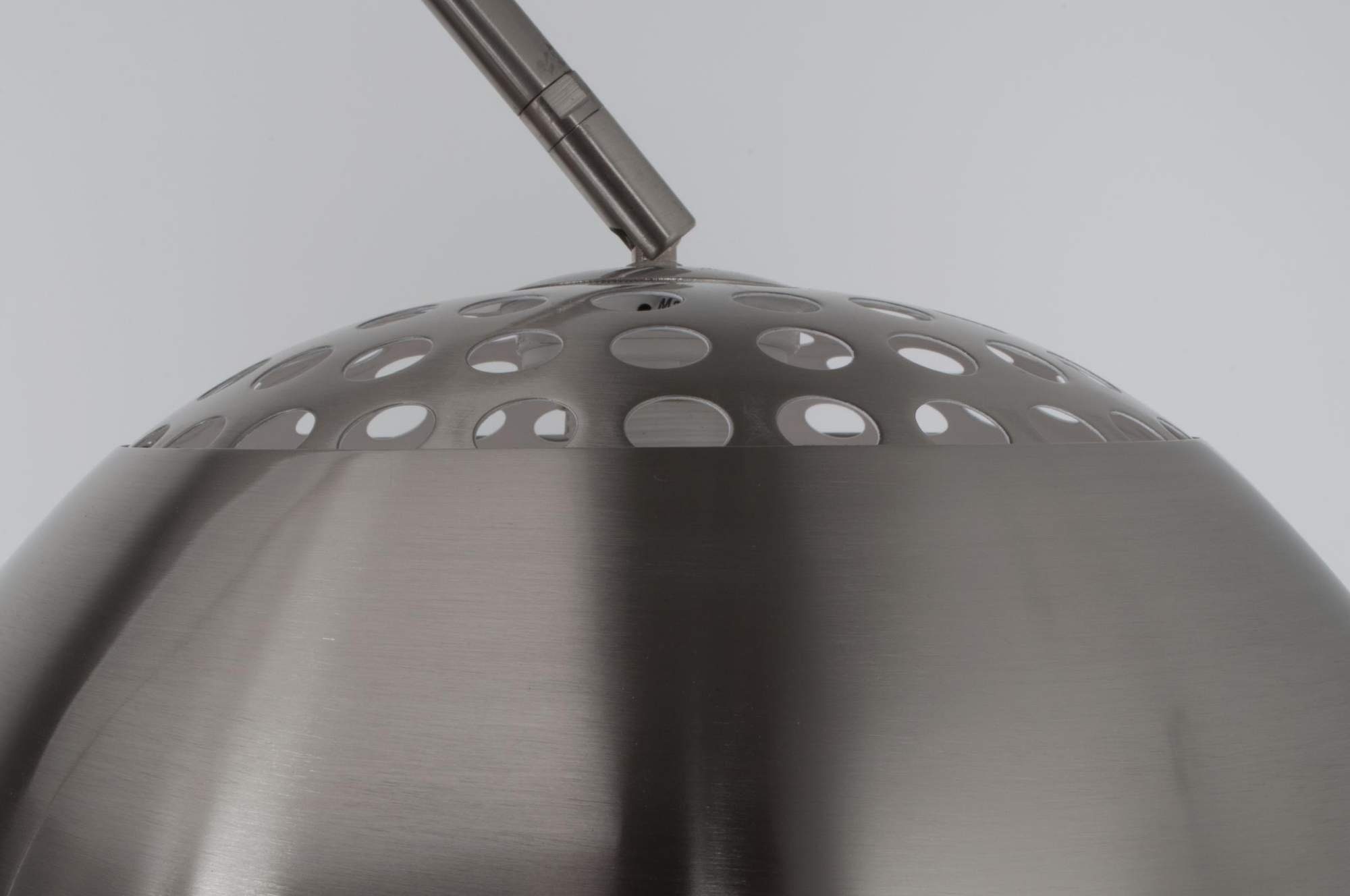 Trendmöbel24 Stehlampe Stehlampe Bogenlampe METAL BOW gebürstet von Zuiver, ohne Leuchtmittel