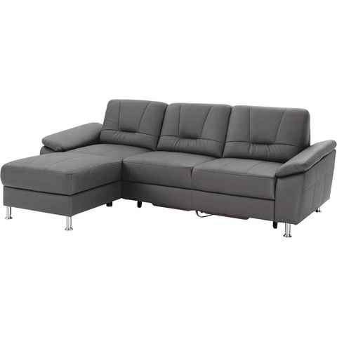 exxpo - sofa fashion Ecksofa Castello, L-Form, wahlweise mit Bettfunktion