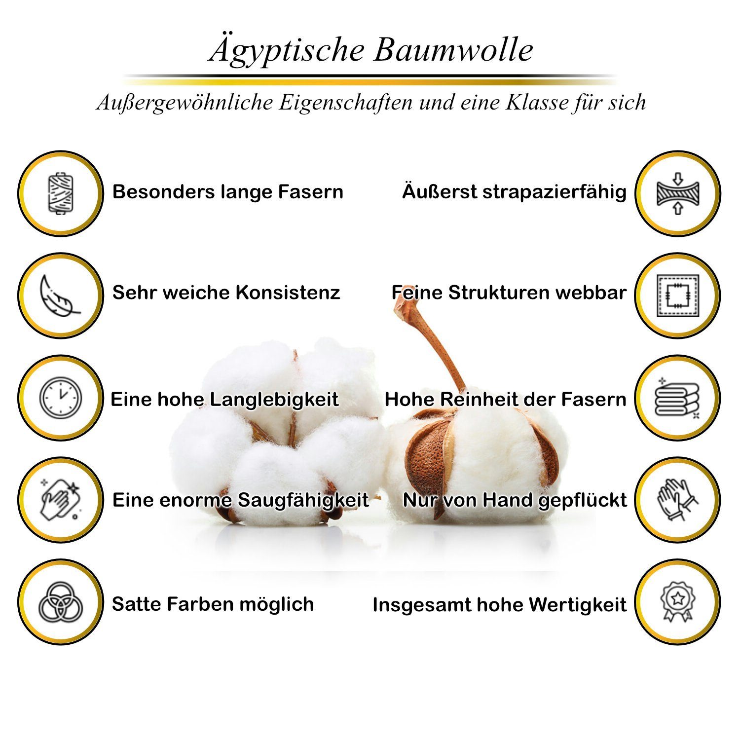 (Set, Baumwolle, Aymando 3-tlg), cm Scheich, Lemon Ägyptische 30x50 Set Handtuch