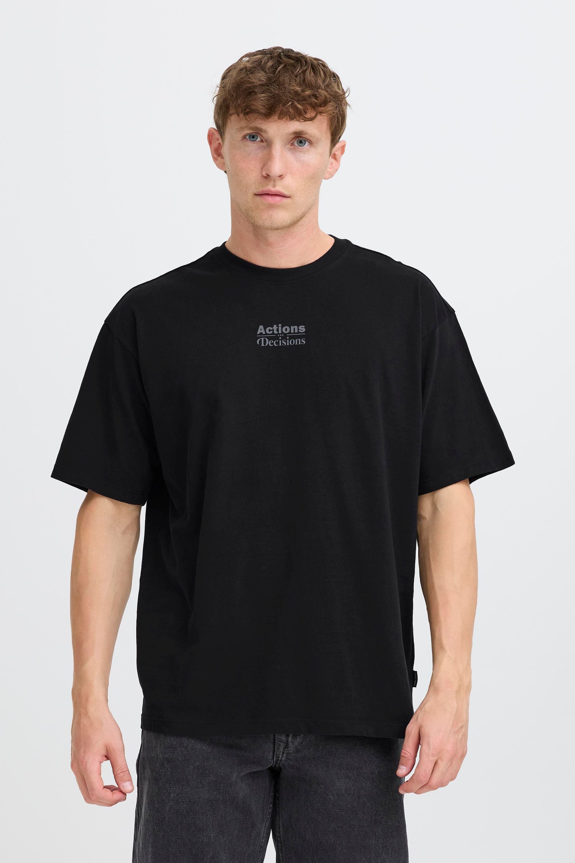 Blend Rundhalsshirt BHBako Lässiges T-Shirt mit Backprint günstig online kaufen