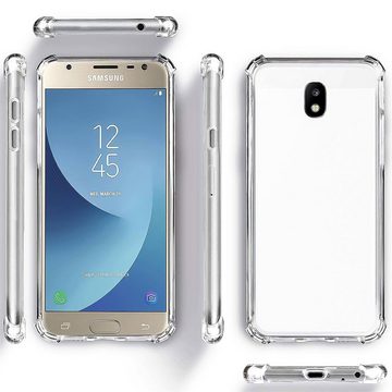 CoolGadget Handyhülle Anti Shock Rugged Case für Samsung Galaxy J5 2017 5,2 Zoll, Slim Cover mit Kantenschutz Schutzhülle für Samsung J5 2017 Hülle