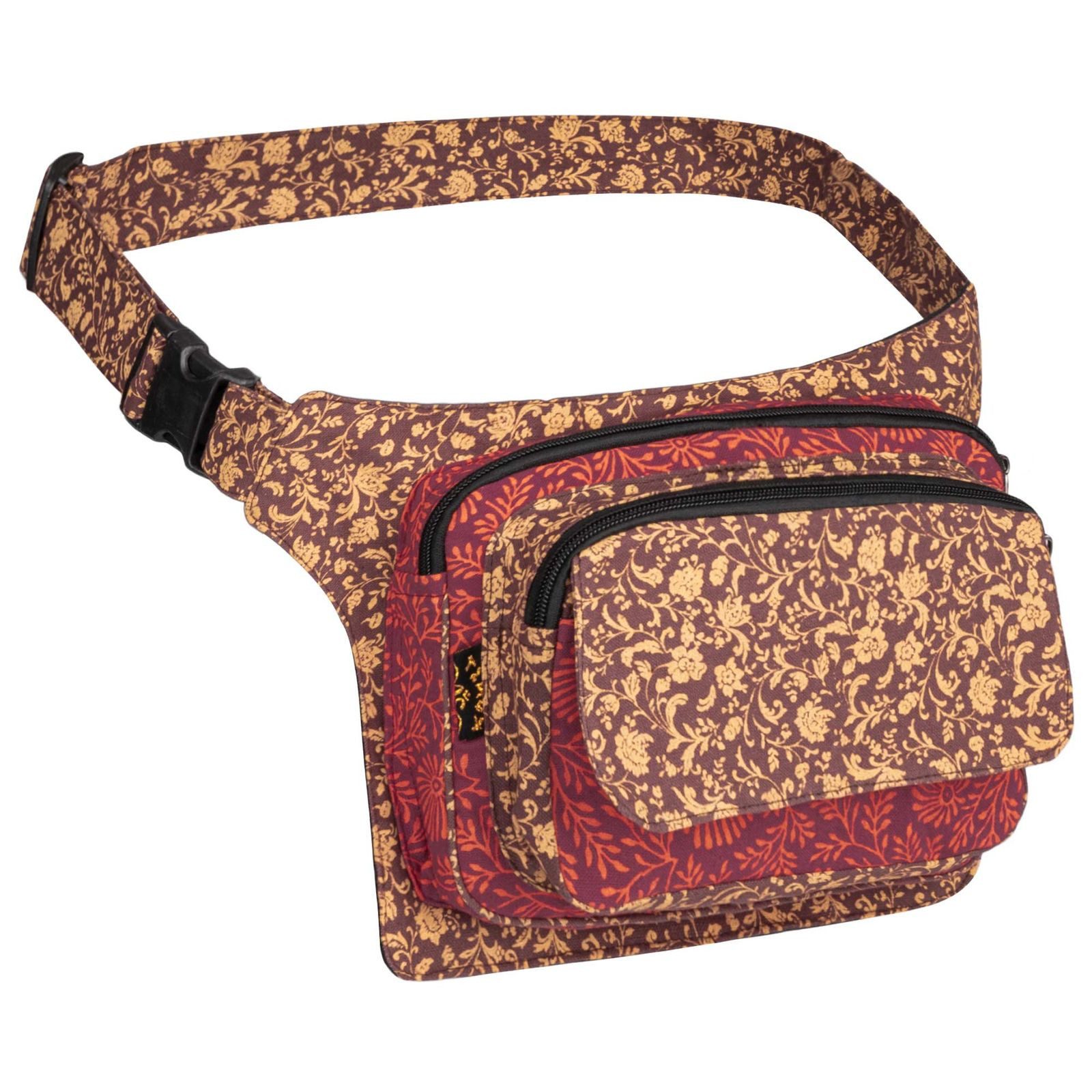 KUNST UND MAGIE Bauchtasche KUNST UND MAGIE Boho Goa Bauchtasche Gürteltasche Hüfttasche Sidebag – Bild 4 von 5