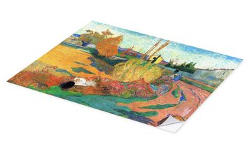 Posterlounge Wandfolie Paul Gauguin, Landschaft bei Arles, Mediterran Malerei