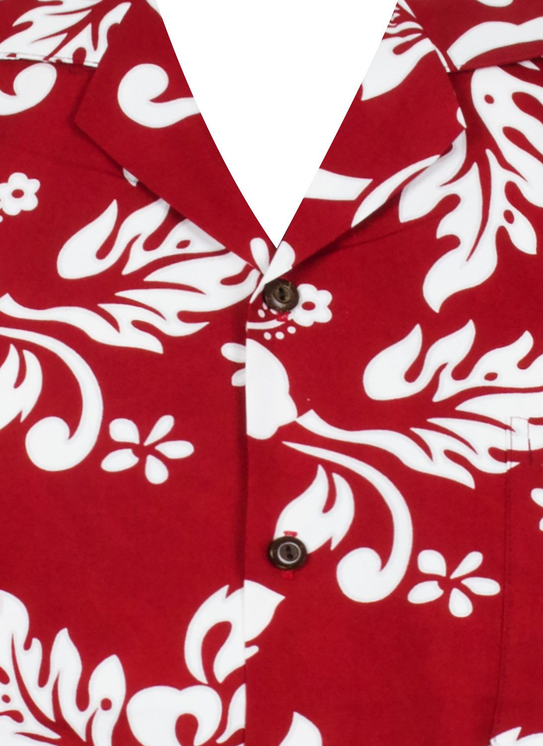 KY's Hawaiihemd "81" Herren Kurzarm Baumwolle Kokosknöpfe Original Hawaii