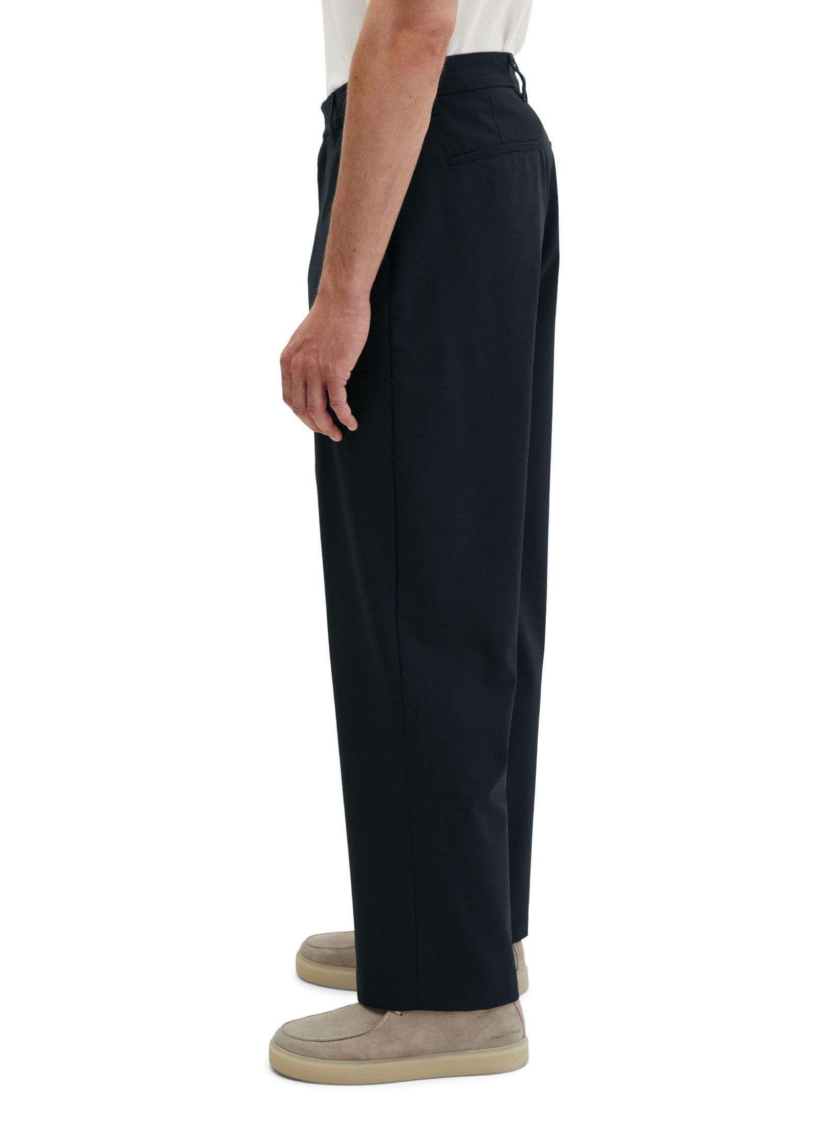 Marc O'Polo Chinohose aus leichtem Technical Wool Blend