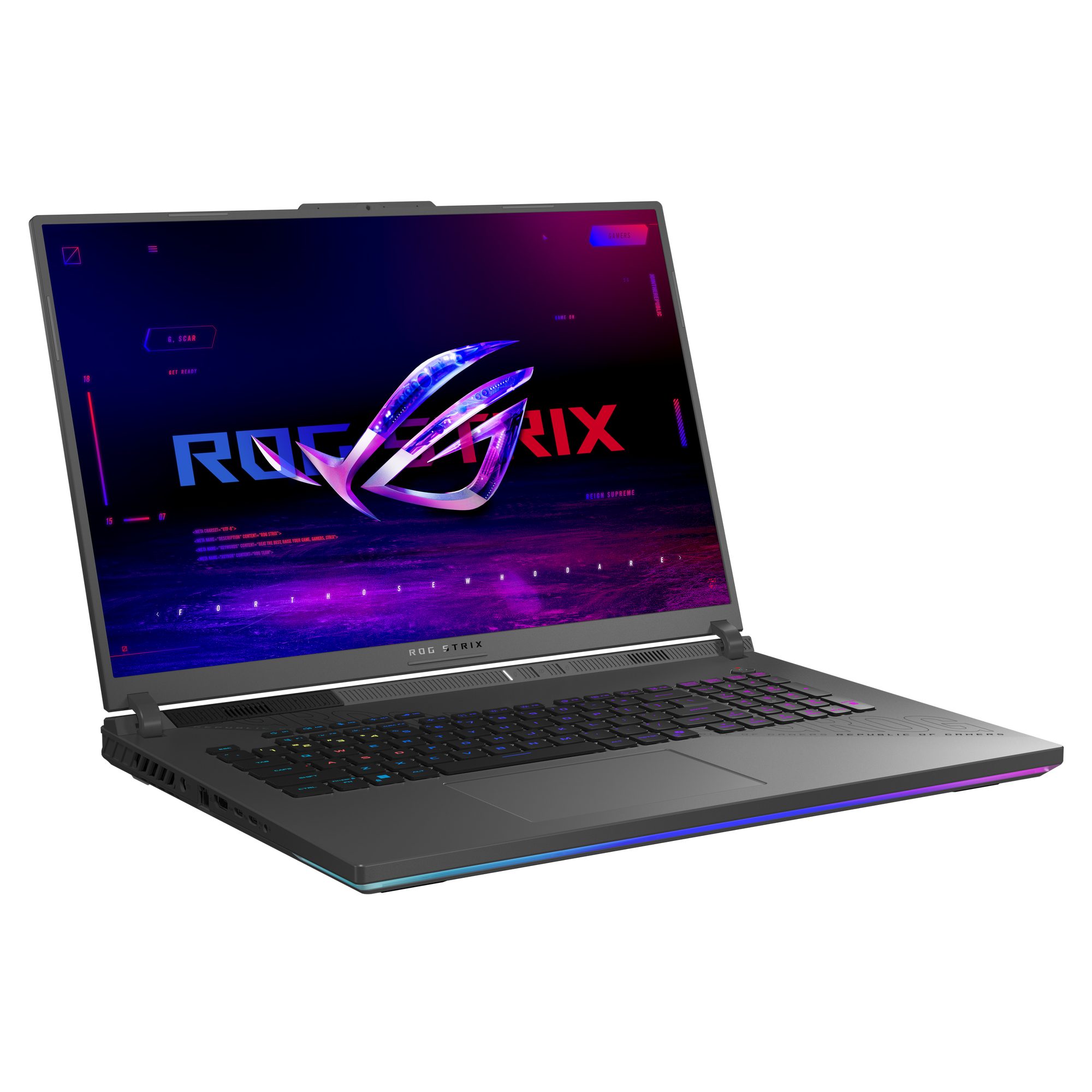 Asus ROG Strix G18 G814PP-S8014W Gaming-Notebook (45 cm/18 Zoll, AMD Ryzen™ 9 8940HX (80 MB Cache, bis zu 5.4 GHz), 1024 GB SSD)
