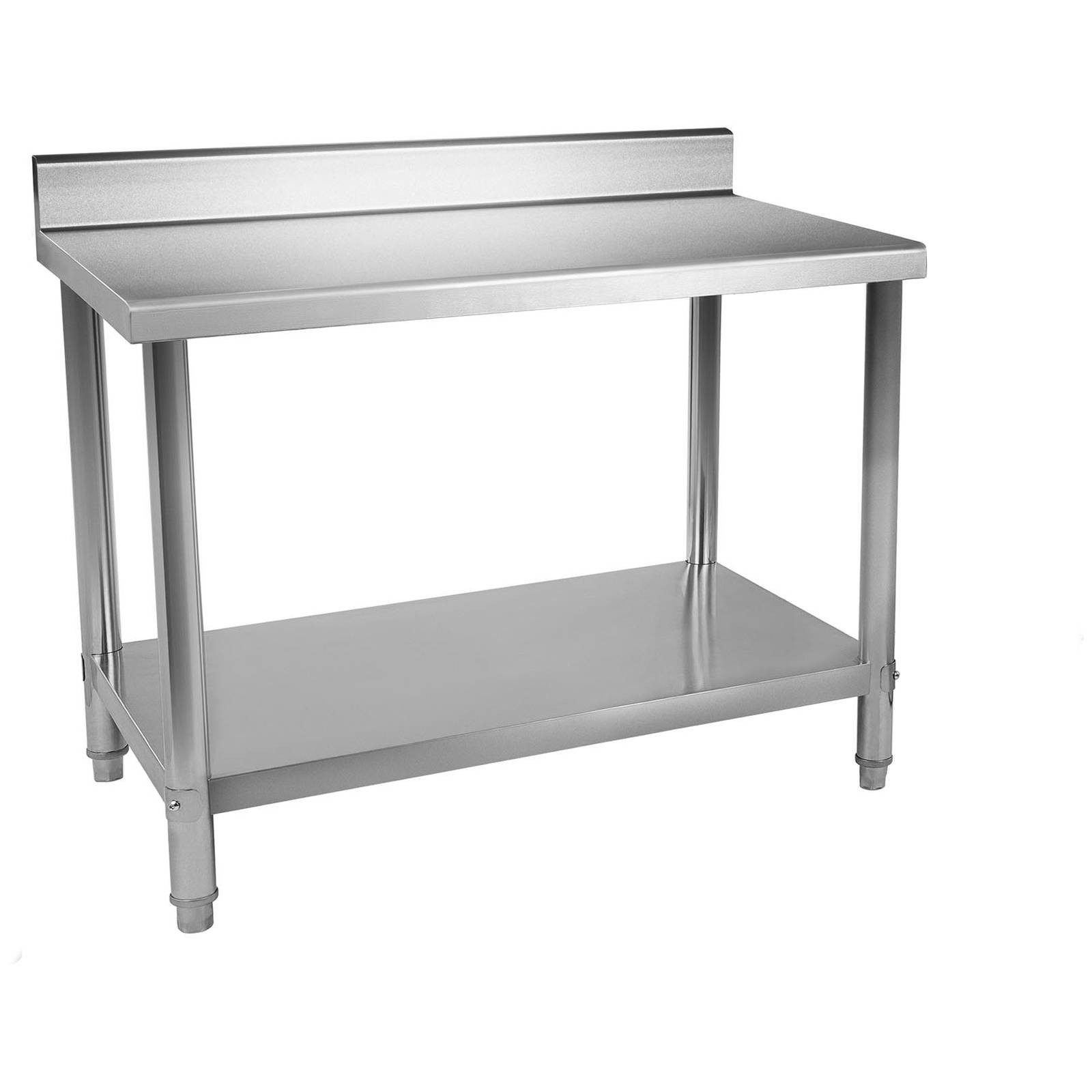 Royal Catering Arbeitstisch 120 x 60 cm Edelstahl Küchentisch Edelstahltisc günstig online kaufen