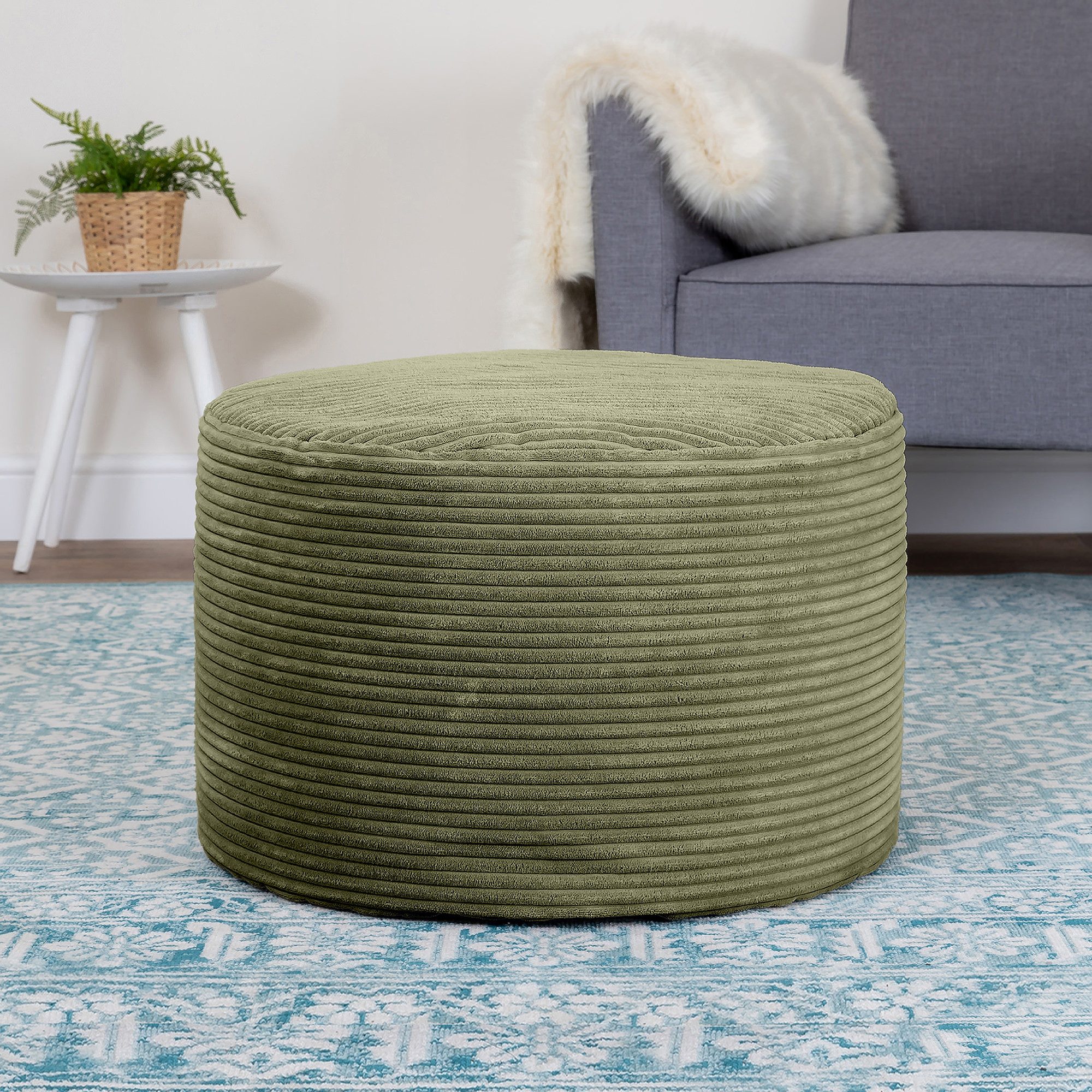 icon Pouf Sitzpouf XL aus Cord günstig online kaufen