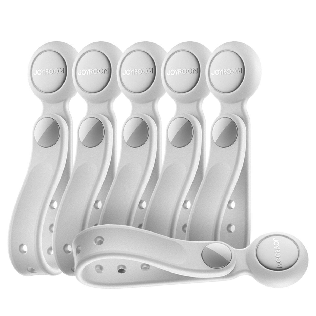 JOYROOM Kabelbinder Joyroom JR-ZS422 Silikon-Kabelbinder mit Magnet, 6er-Set (Kabelorganizer, 6er Set) Magnetische Kabelorganisation, Kompakt und langlebig, Universell