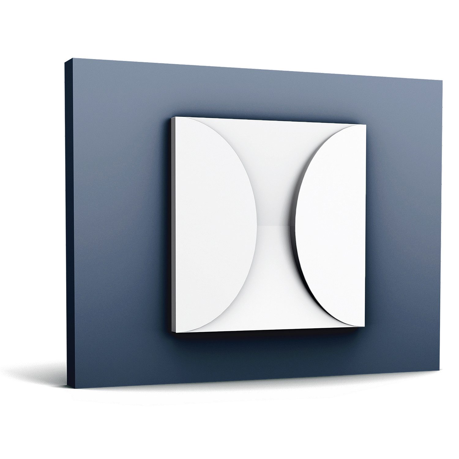 Orac Decor 3D Wandpaneel W107 MODERN CIRCLE 3D Wandpaneel Zierlement, BxL: 33.3x33.3 cm, 0 qm, (Dekorpaneel, 1-tlg., CIRCLE Stuck-Wandpaneel Zierelement Dekorelement) weiß vorgrundiert